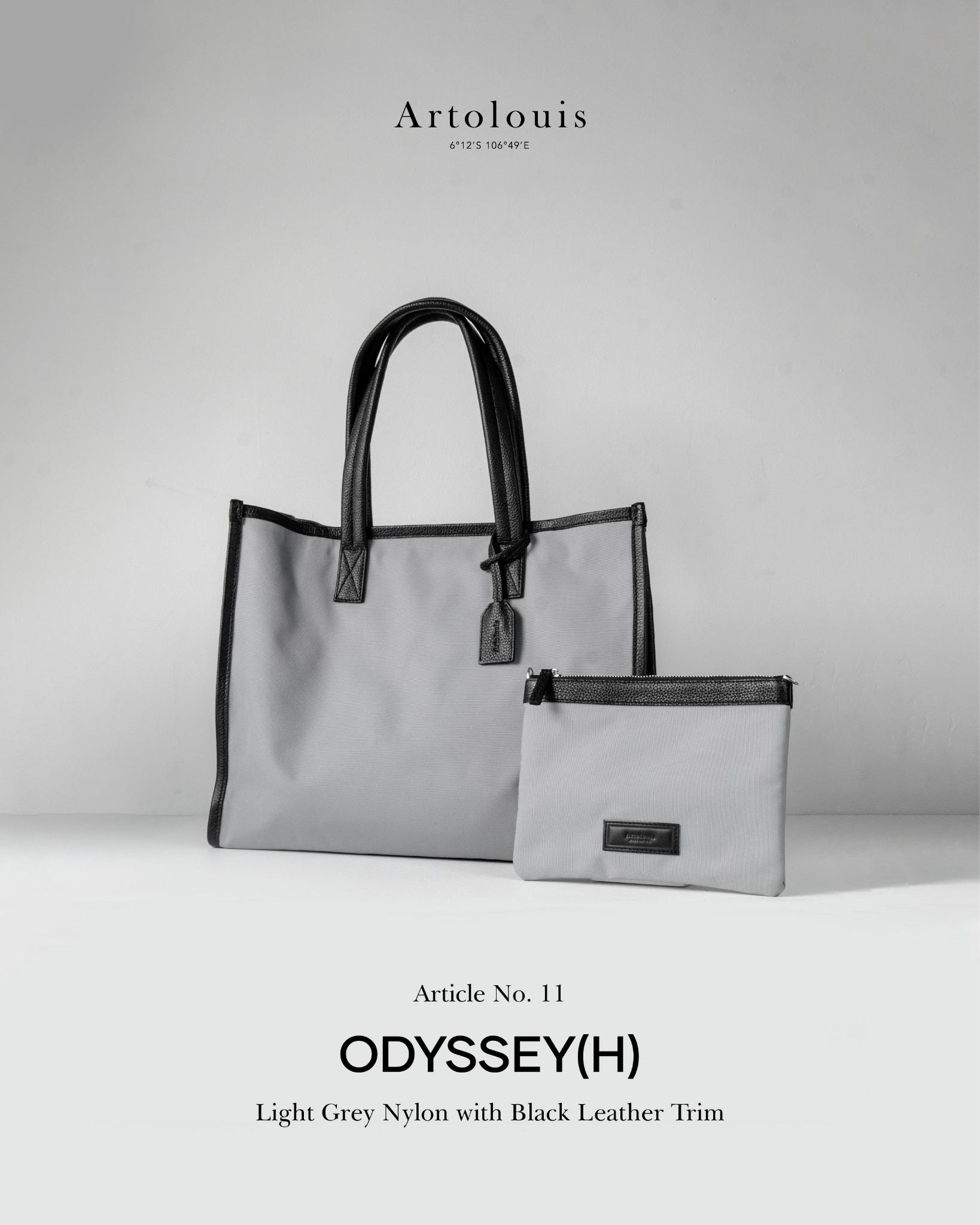 Artolouis Art.11 - Odyssey(H) 15L Horizontal Light Grey Nylon Tote