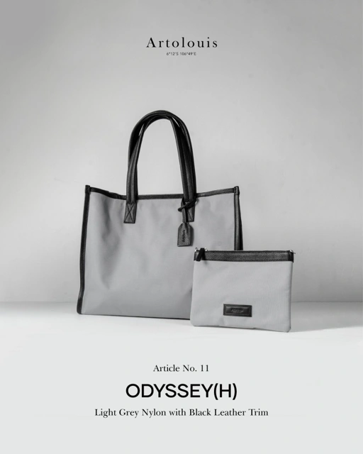 Artolouis Art.11 - Odyssey(H) 15L Horizontal Light Grey Nylon Tote