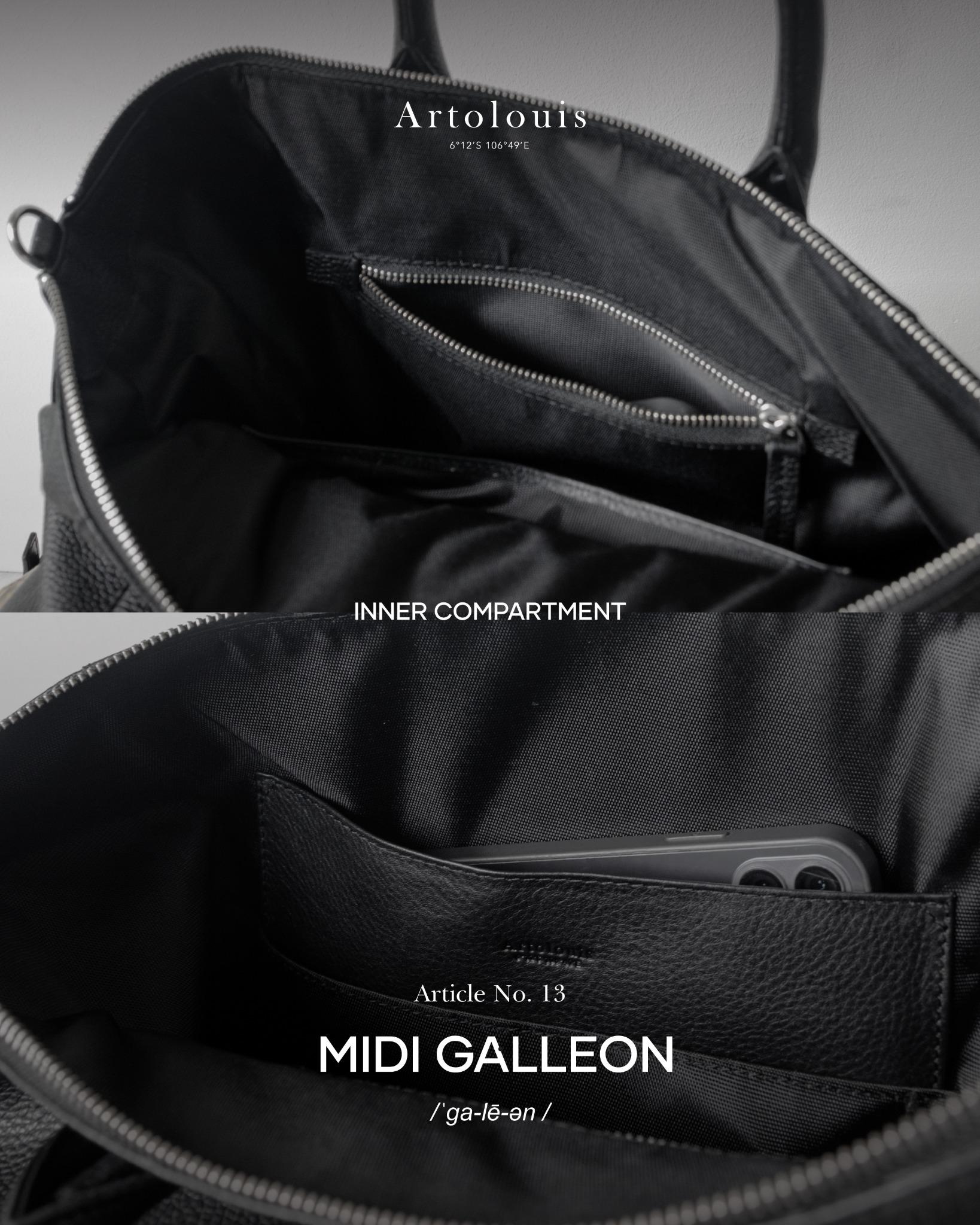 Artolouis Article No.13 - MIDI Galleon - Black Leather