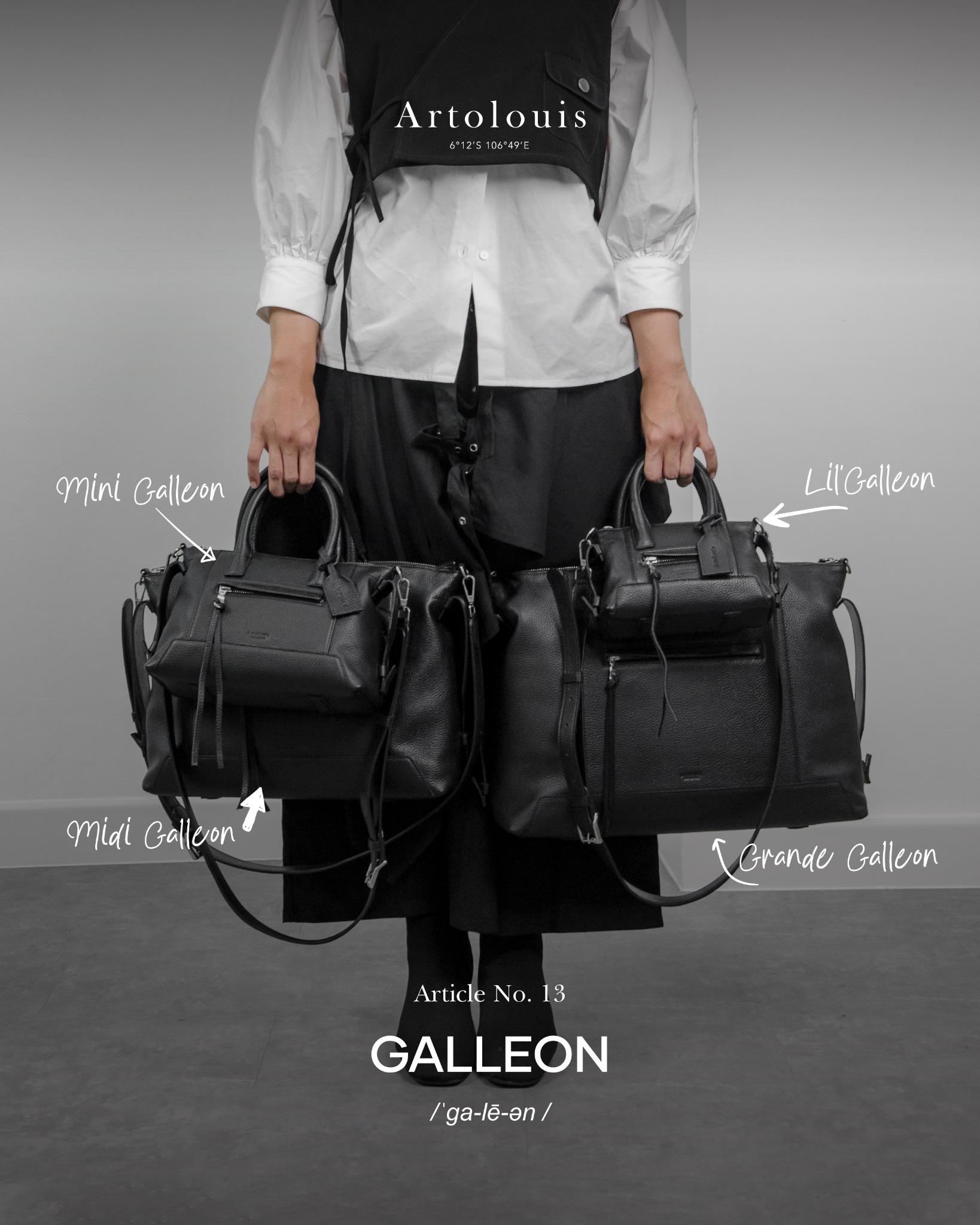 Artolouis Article No.13 - MIDI Galleon - Black Leather