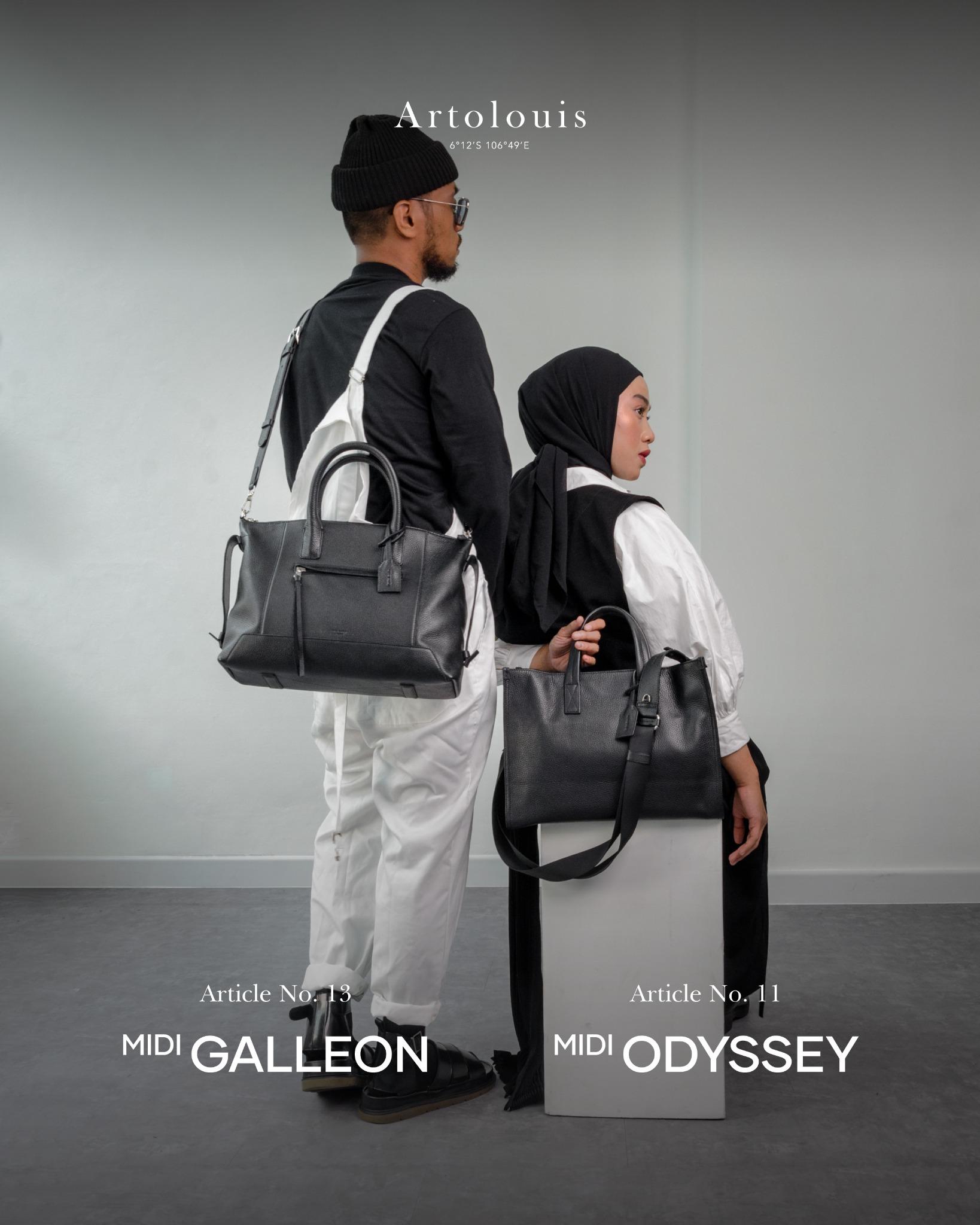 Artolouis Article No.13 - MIDI Galleon - Black Leather