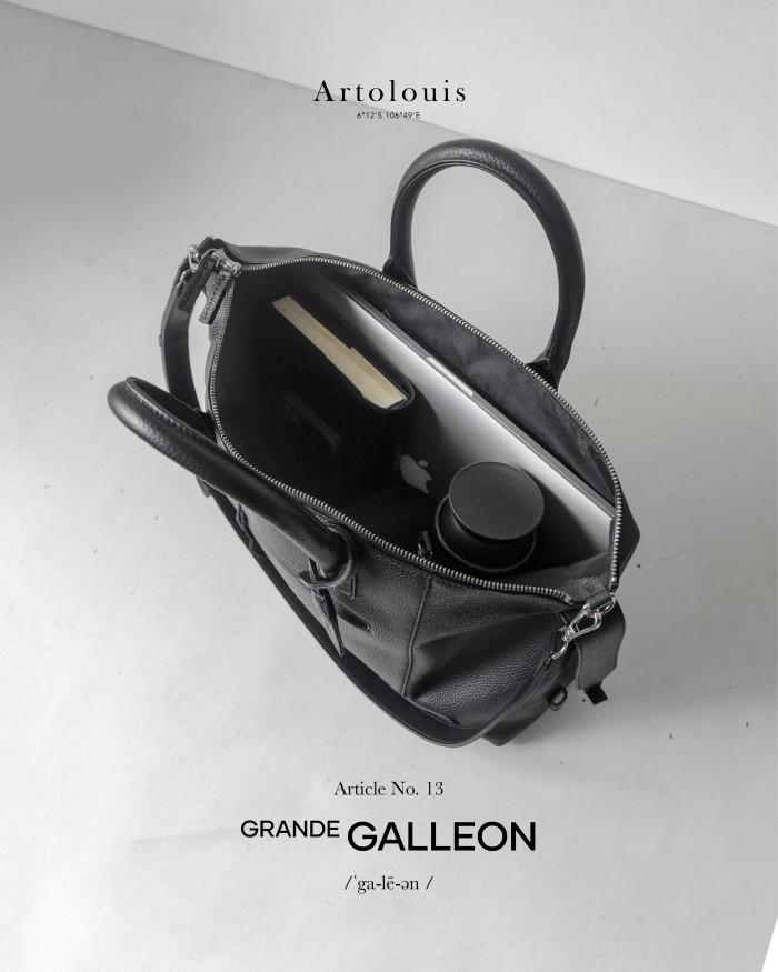 Artolouis Article No.13 - Grande Galleon - Black Leather