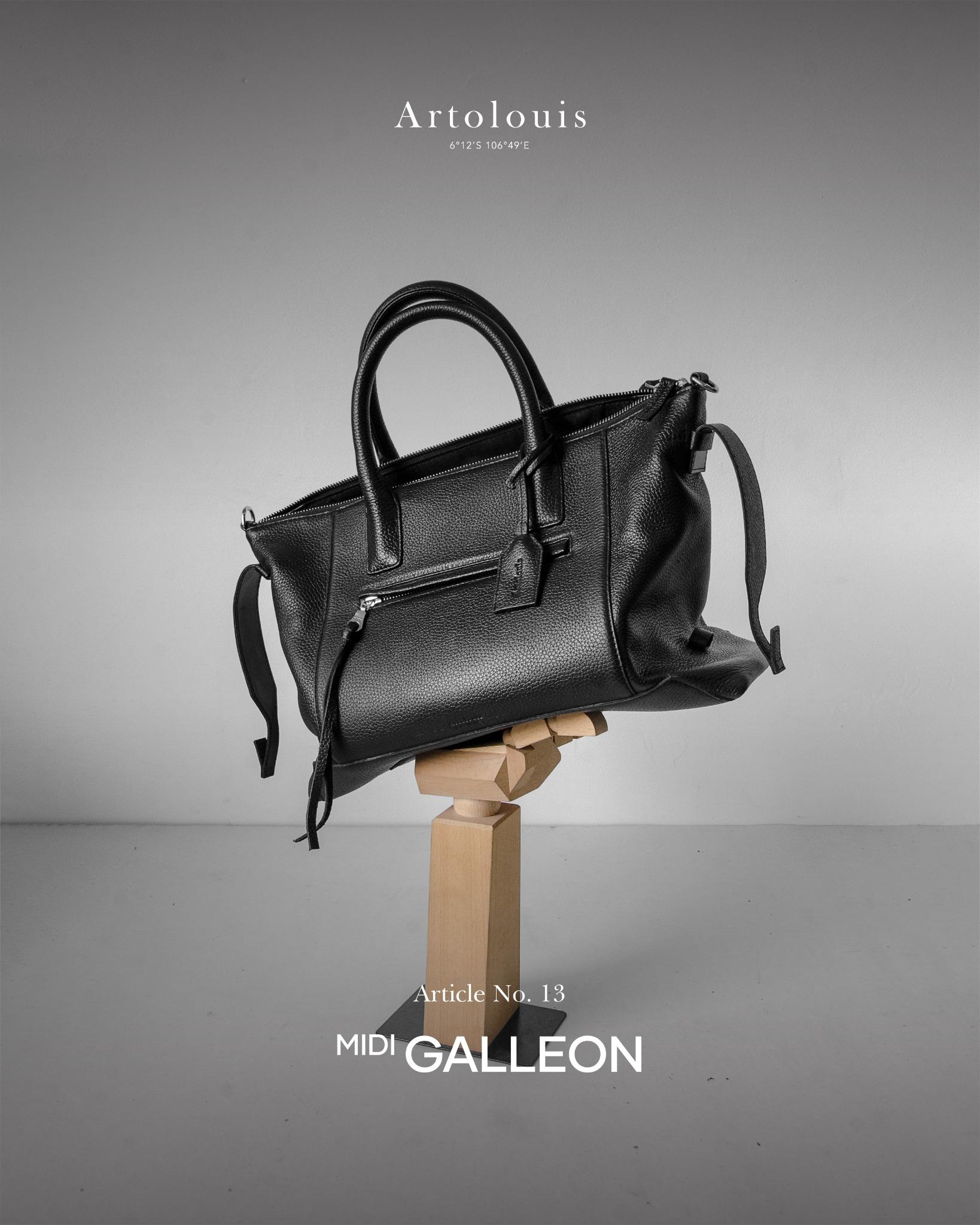 Artolouis Article No.13 - MIDI Galleon - Black Leather