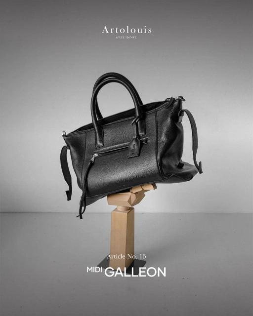 Artolouis Article No.13 - MIDI Galleon - Black Leather