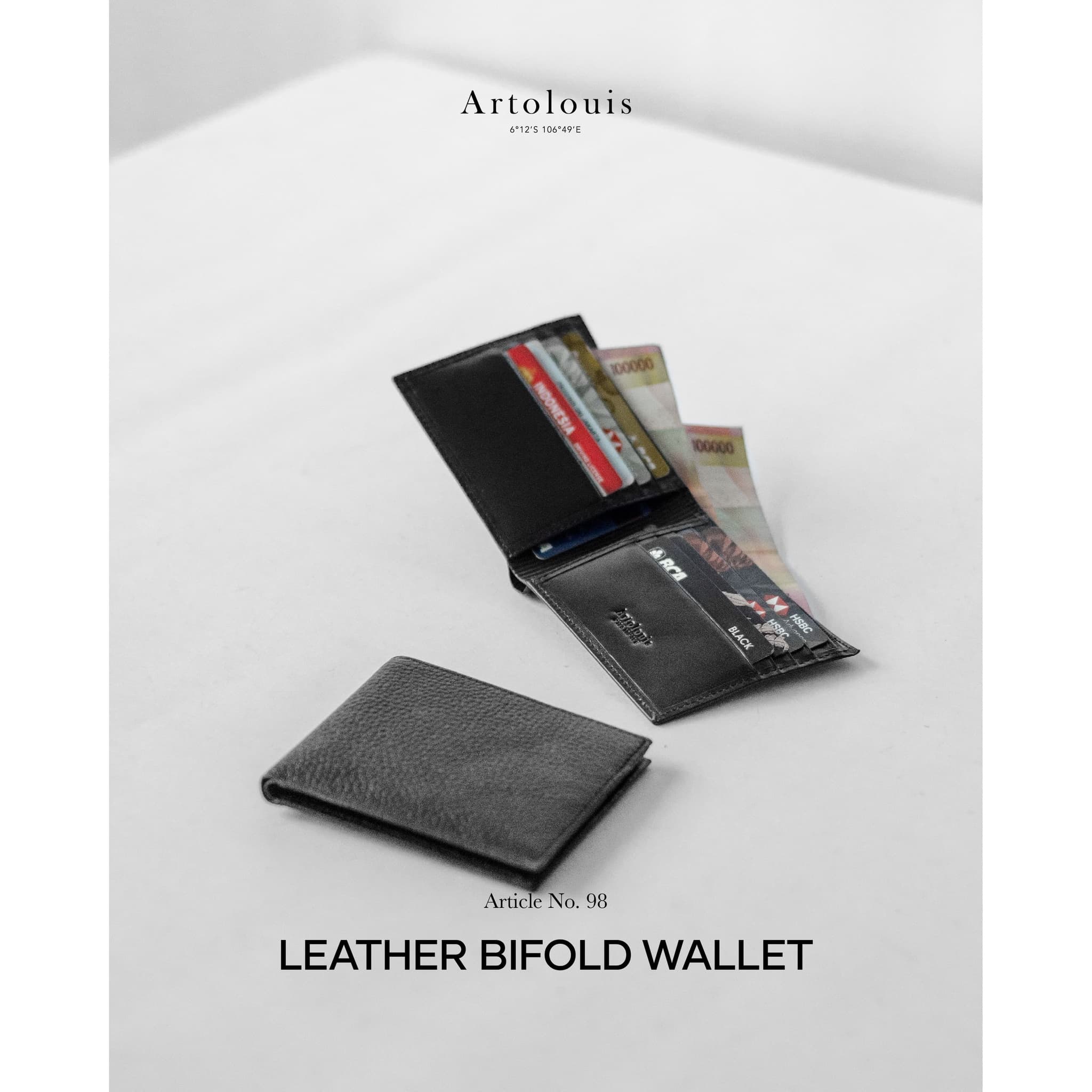 Artolouis Article No. 98-02 - Leather Bifold Wallet