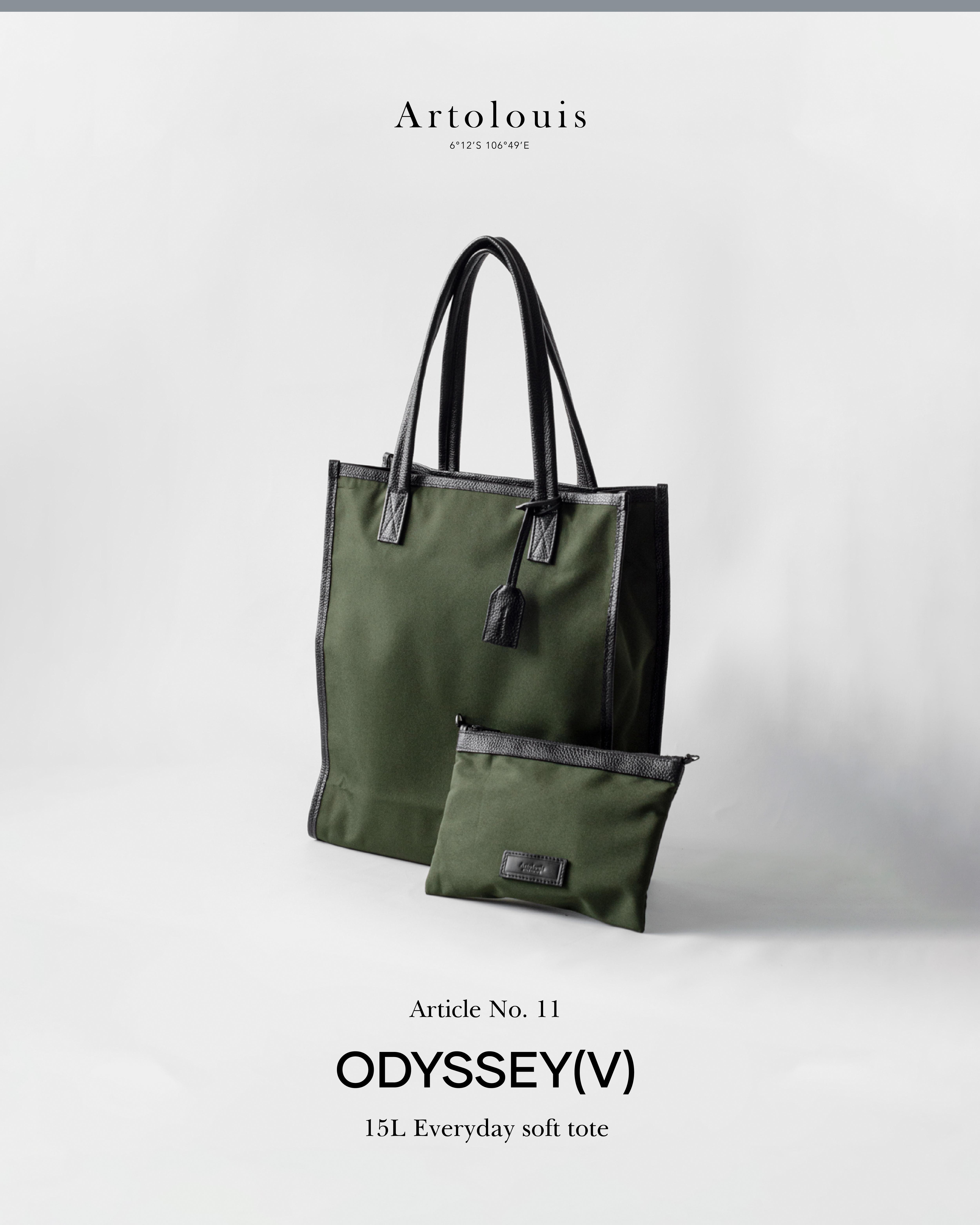 Artolouis Art.11 - Odyssey 15L everyday tote Army Green Nylon Combo