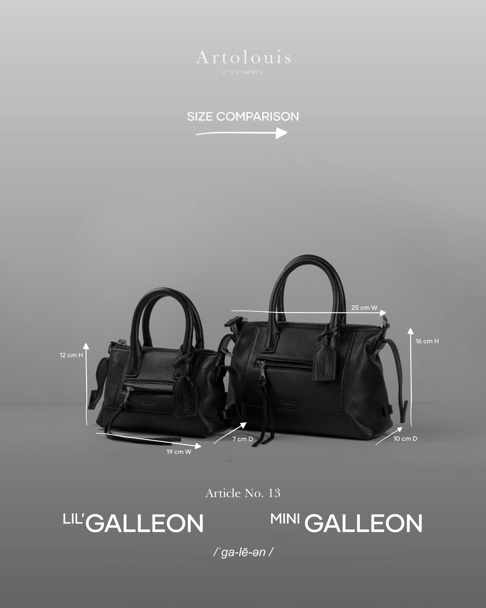 Artolouis Article No.13 - MINI Galleon - Black Leather