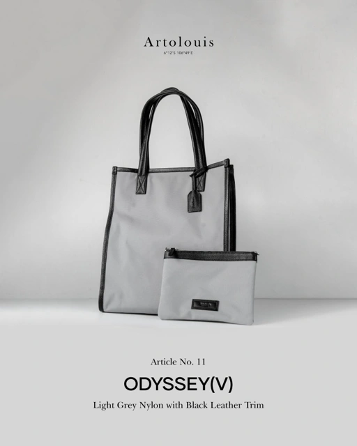 Artolouis Art.11 - Odyssey(V) 15L everyday tote Light Grey Nylon Combo