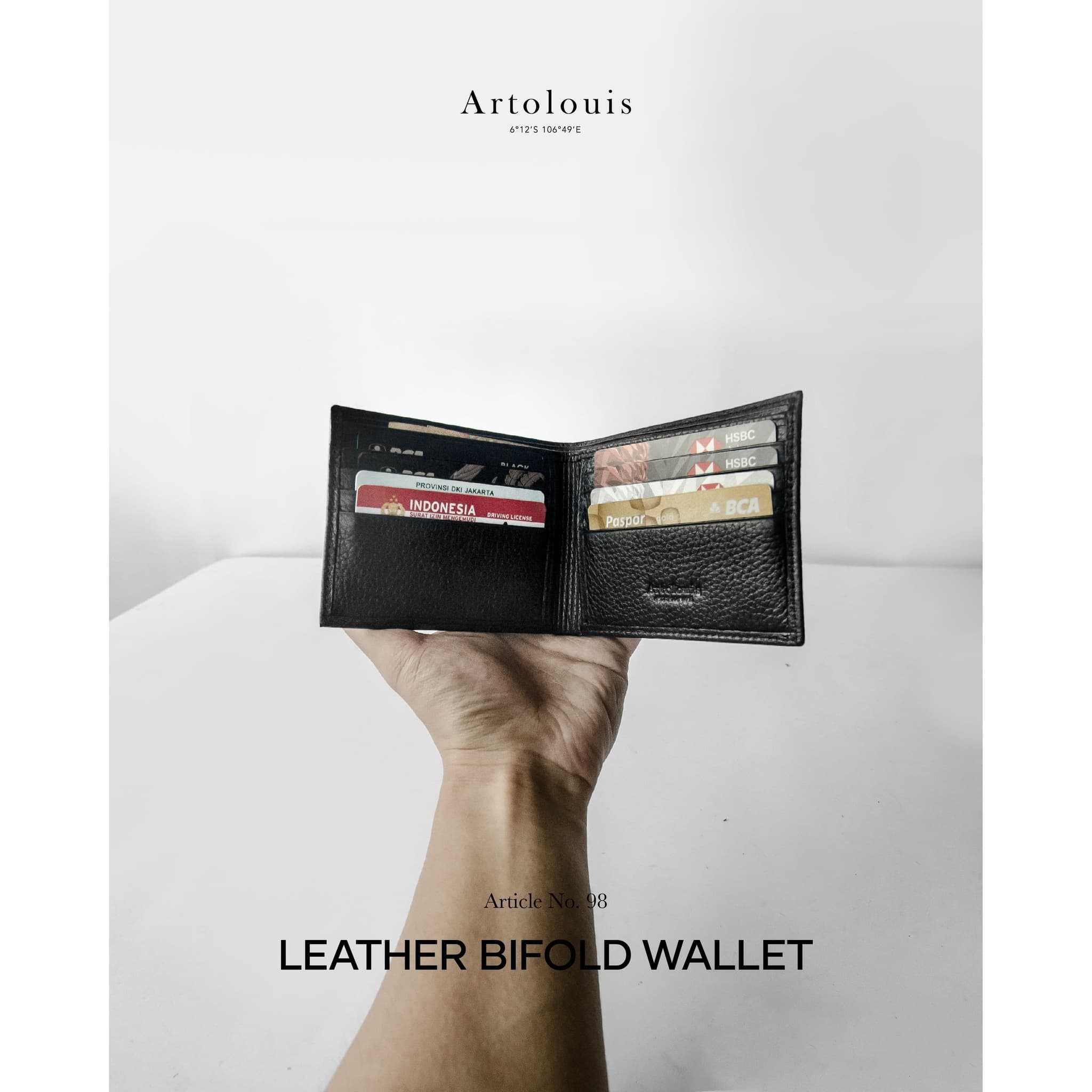 Artolouis Article No. 98-02 - Leather Bifold Wallet