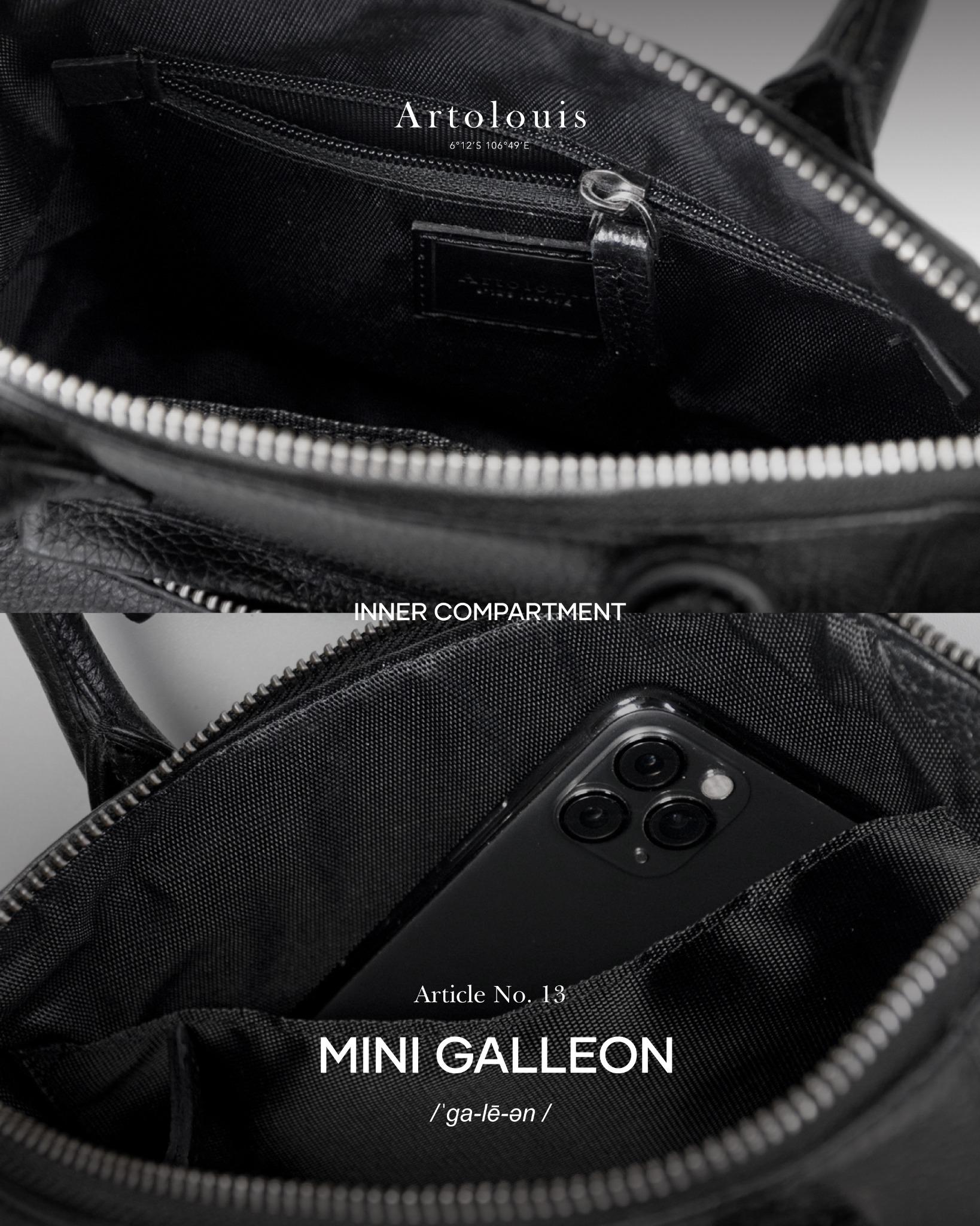 Artolouis Article No.13 - MINI Galleon - Black Leather
