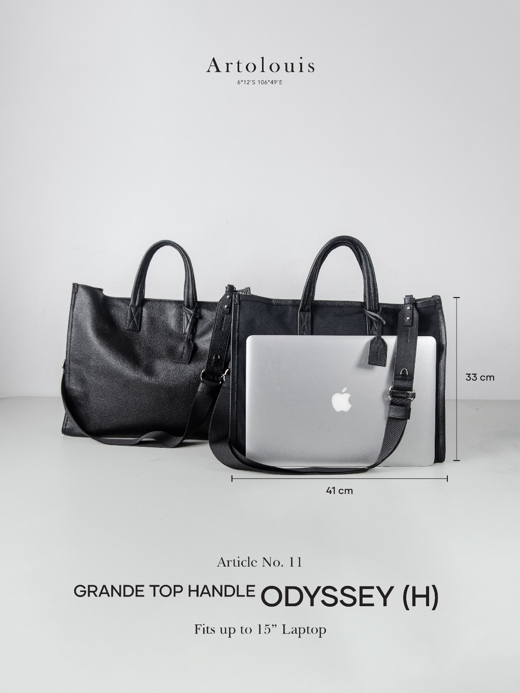 Artolouis Article No.11 - Grande Odyssey(H) - Top Handle with detachable long strap