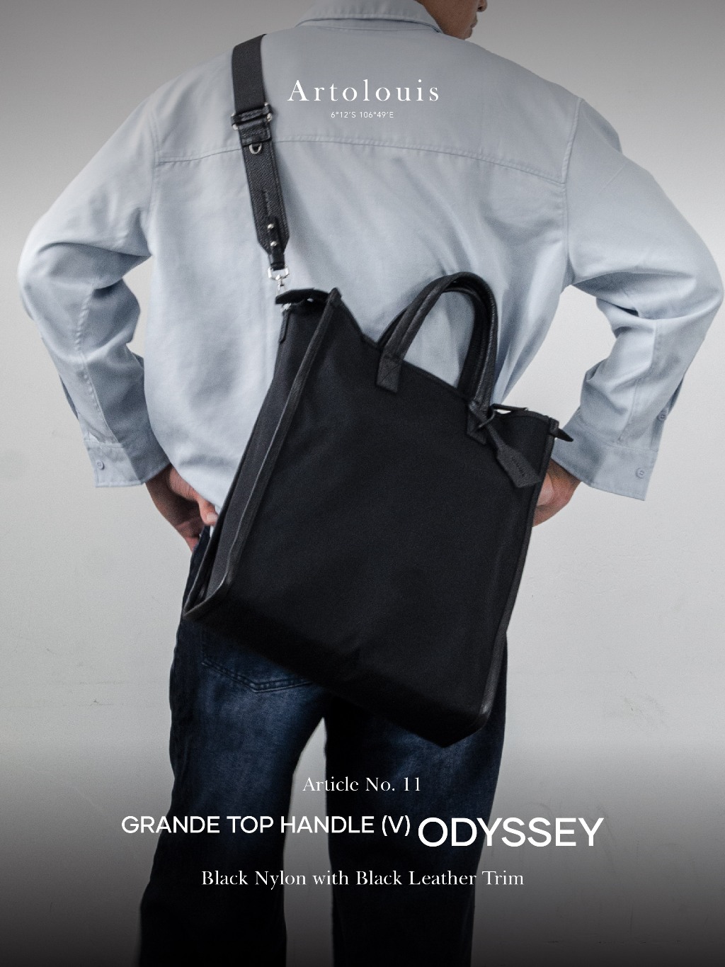 Artolouis Article No.11 - Grande Odyssey(V) - Top Handle with Detachable Strap
