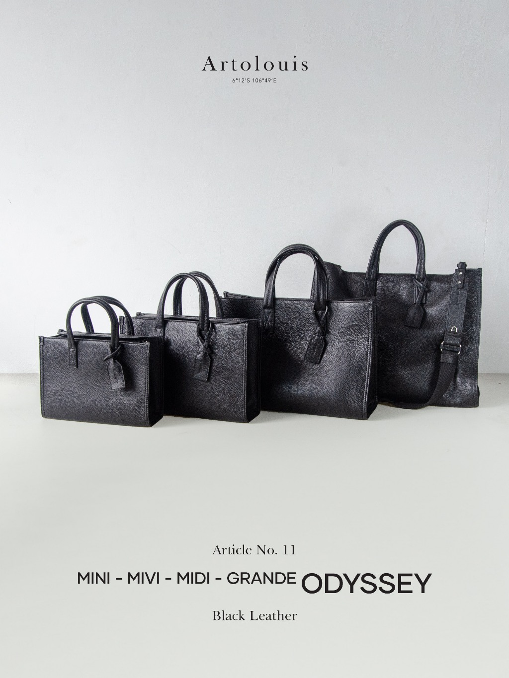 Artolouis Article No.11 - Grande Odyssey(H) - Top Handle with detachable long strap