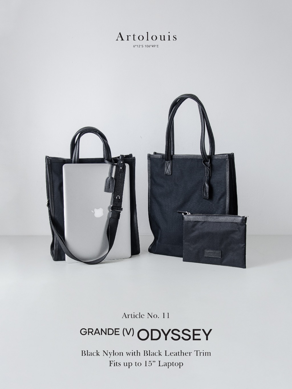 Artolouis Article No.11 - Grande Odyssey(V) - Top Handle with Detachable Strap