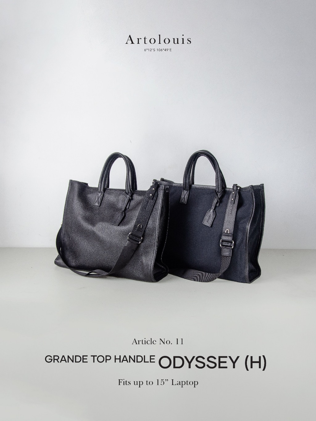 Artolouis Article No.11 - Grande Odyssey(H) - Top Handle with detachable long strap