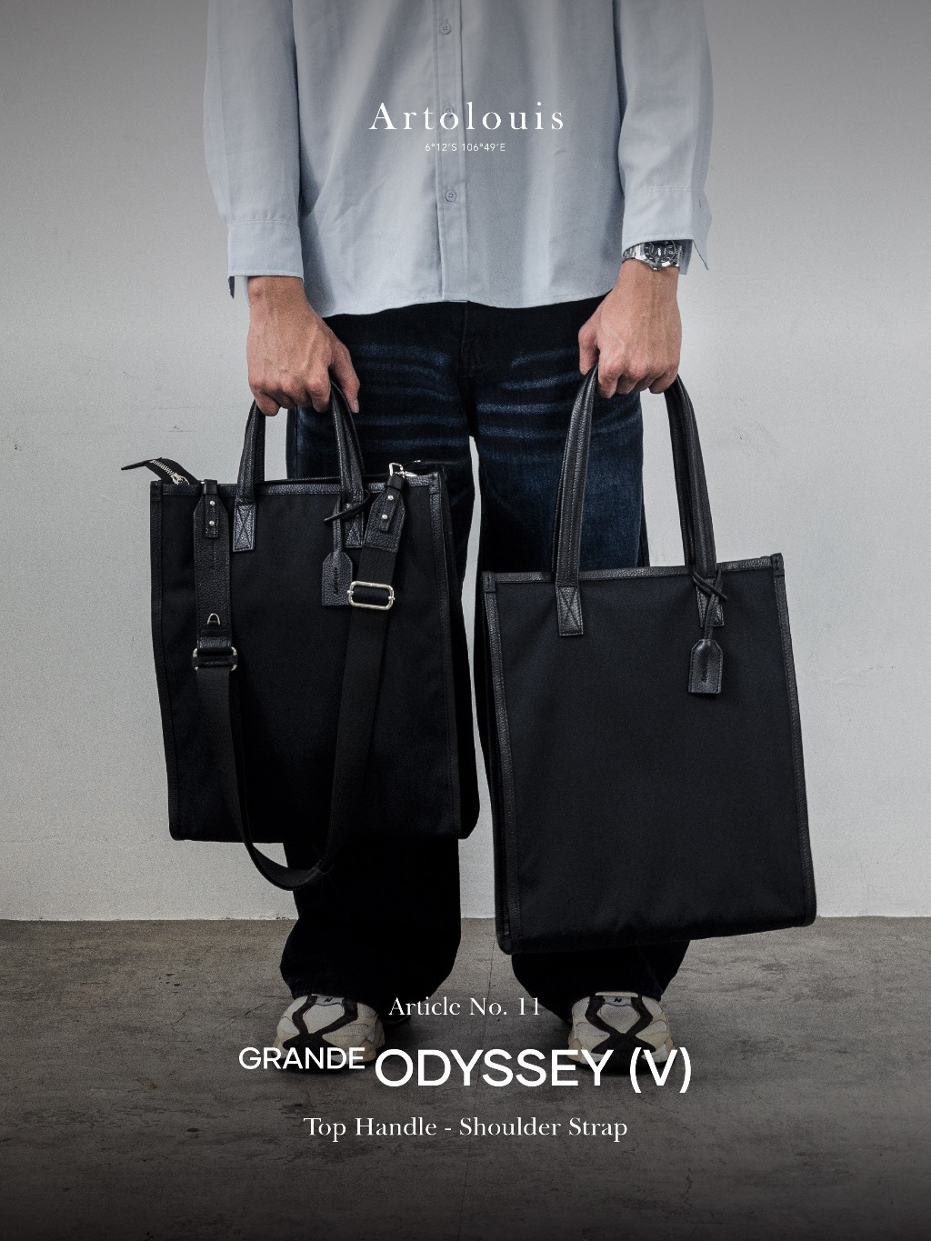 Artolouis Article No.11 - Grande Odyssey(V) - Top Handle with Detachable Strap