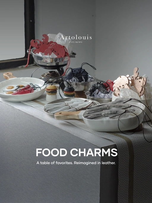 Article No.107 - Leather Charm - Seafood