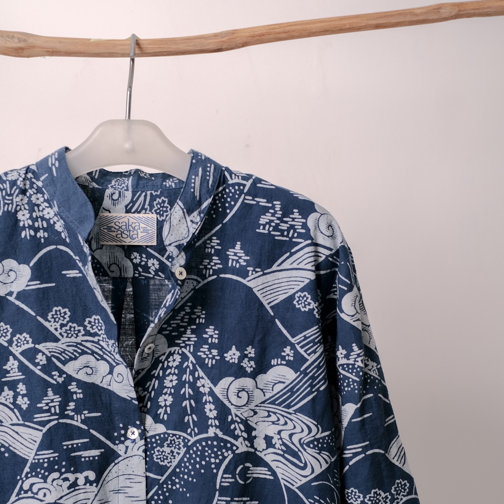 Meru Indigo Tunic | Saka Asta