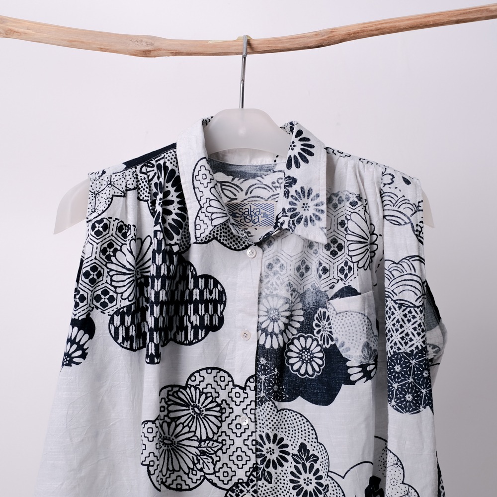 SAKA ASTA | SLEEVELESS RUANG LANGIT PUTIH