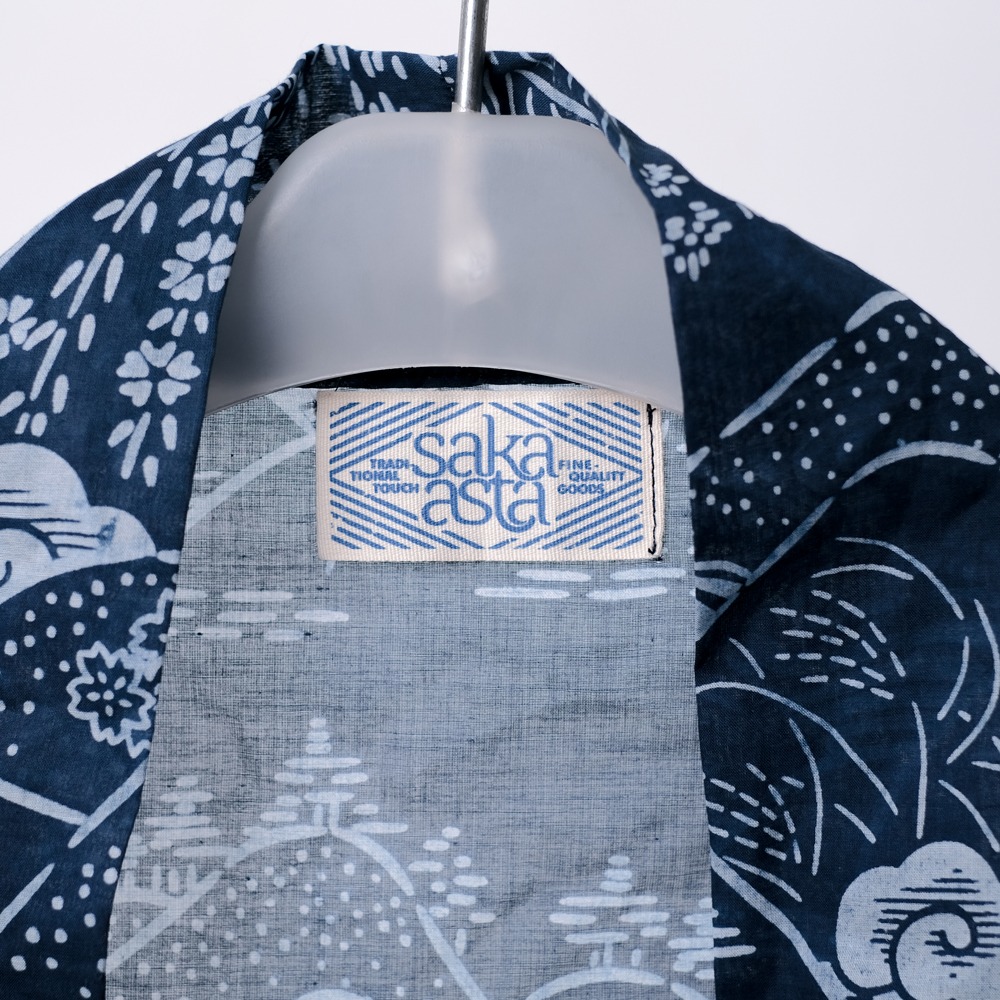 Meru Indigo Kimono Outer | Saka Asta