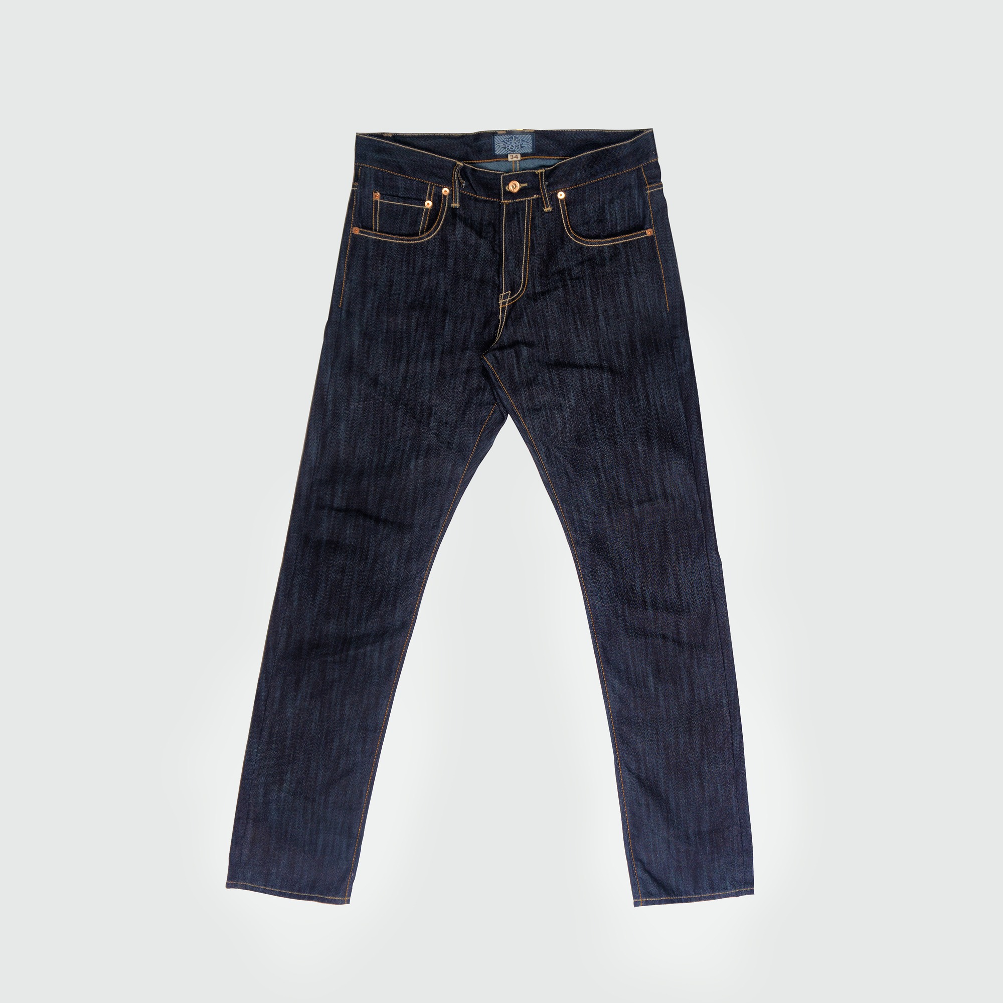 Double Indigo Denim Pants 13oz | Saka Ast