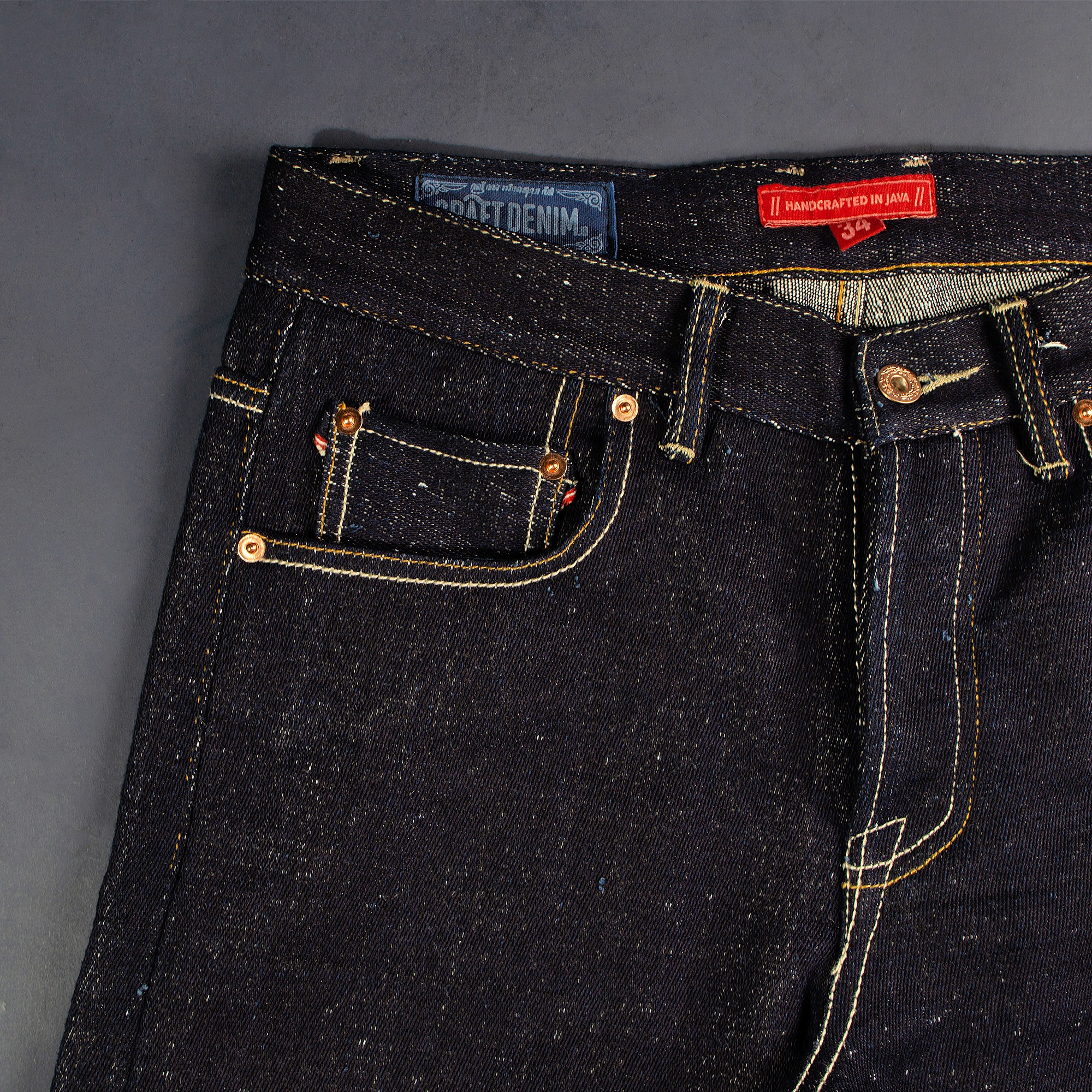 Nila Handwoven Denim Pants 16oz | Craft Denim