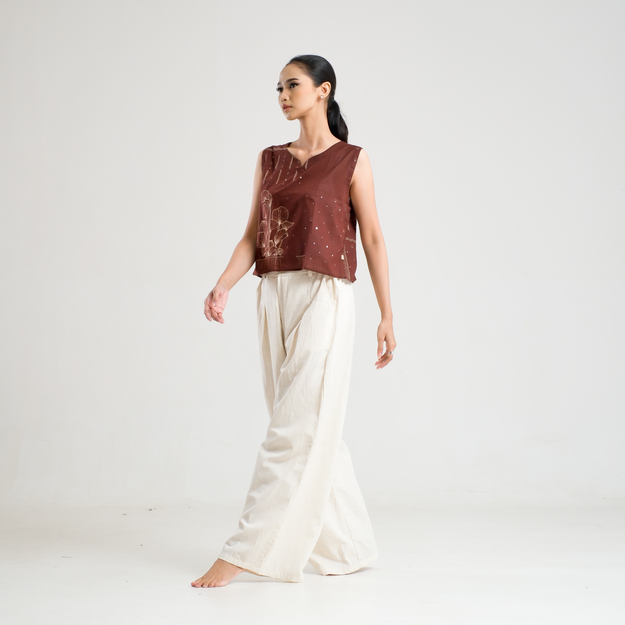 SAKA ASTA | TANK TOP ENCENG GONDOG KOMBINASI MAROON V3