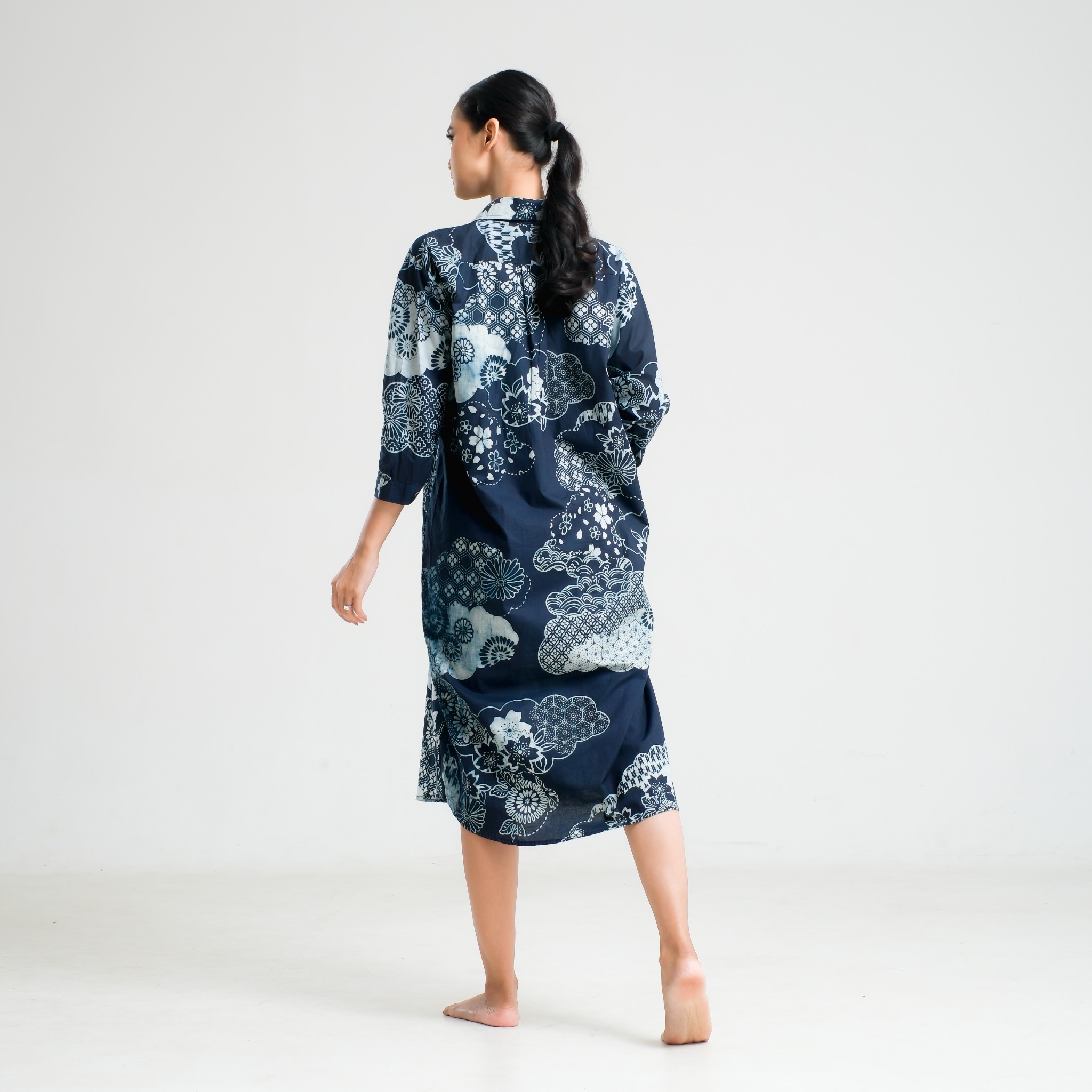 SAKAASTA | DRESS RUANG LANGIT INDIGO