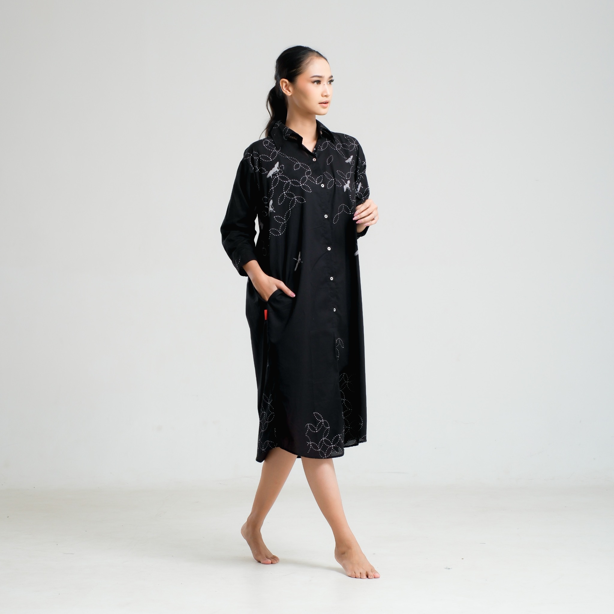 SAKA ASTA | DRESS CRANE KAWUNG HITAM