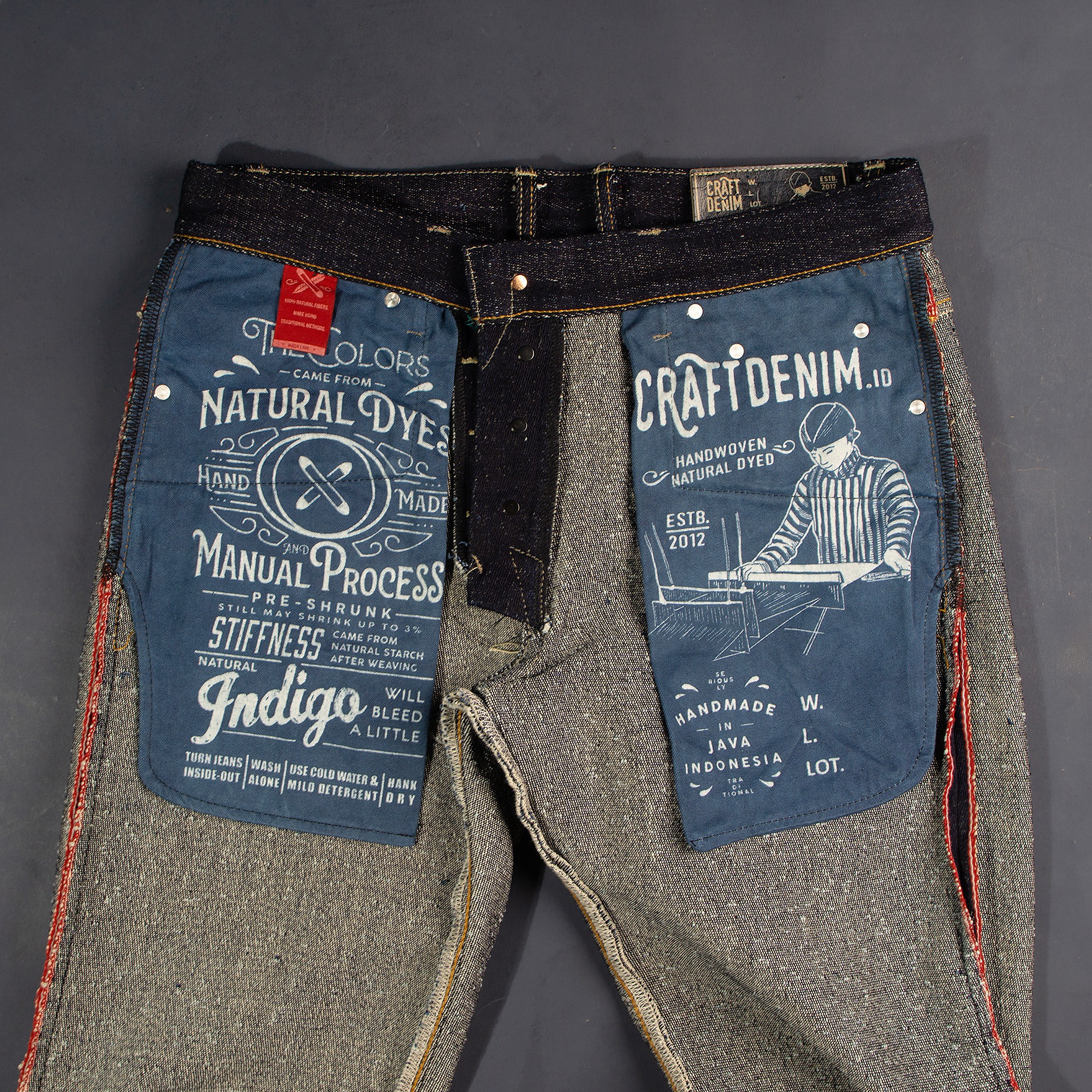 Nila Handwoven Denim Pants 16oz | Craft Denim