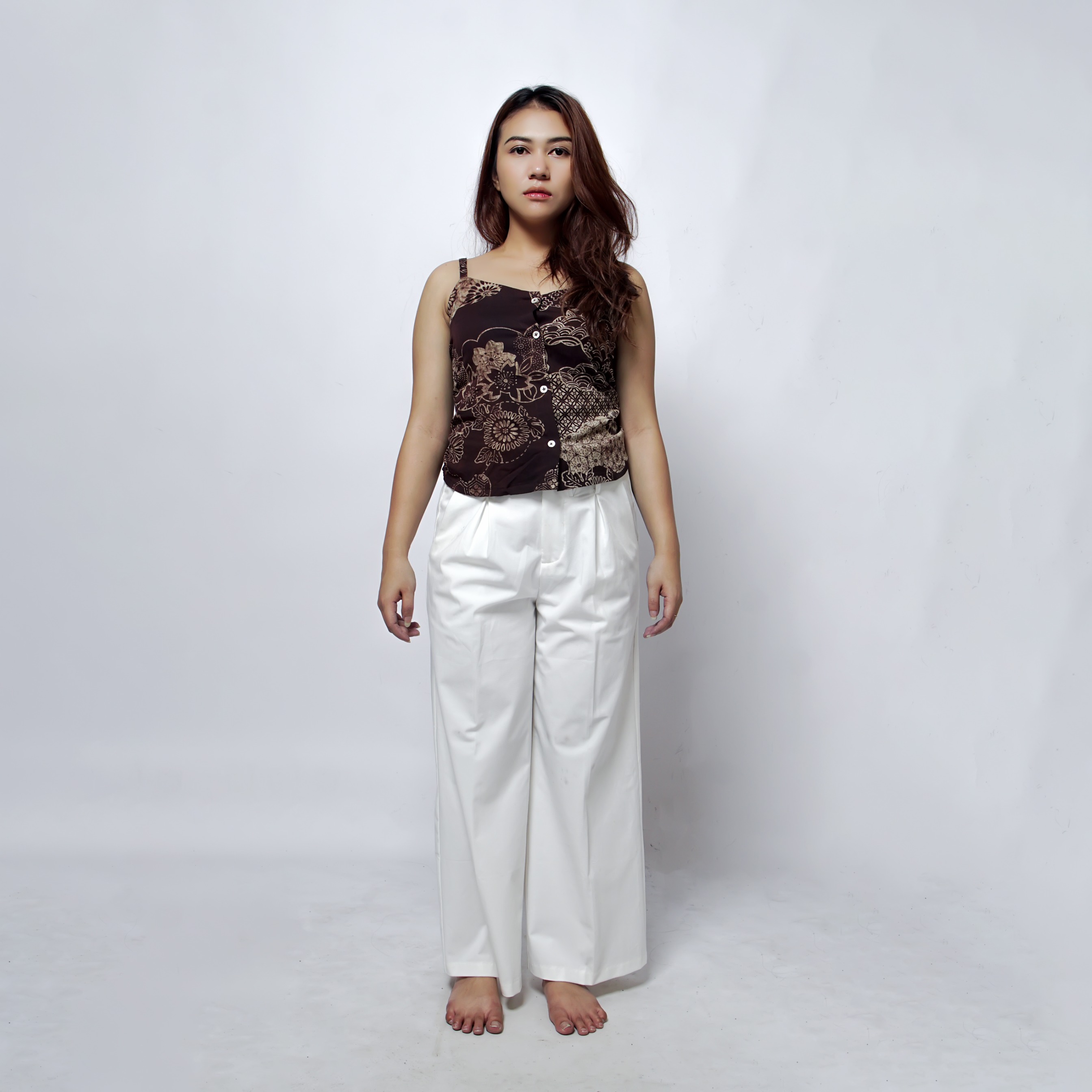 Ruang Langit Brown Coffee Tank Top | Saka Asta