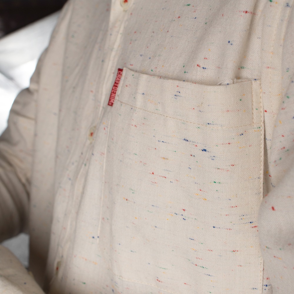 CRAFT DENIM | LONG SLEEVE RECYCLE CANDY SHIRT