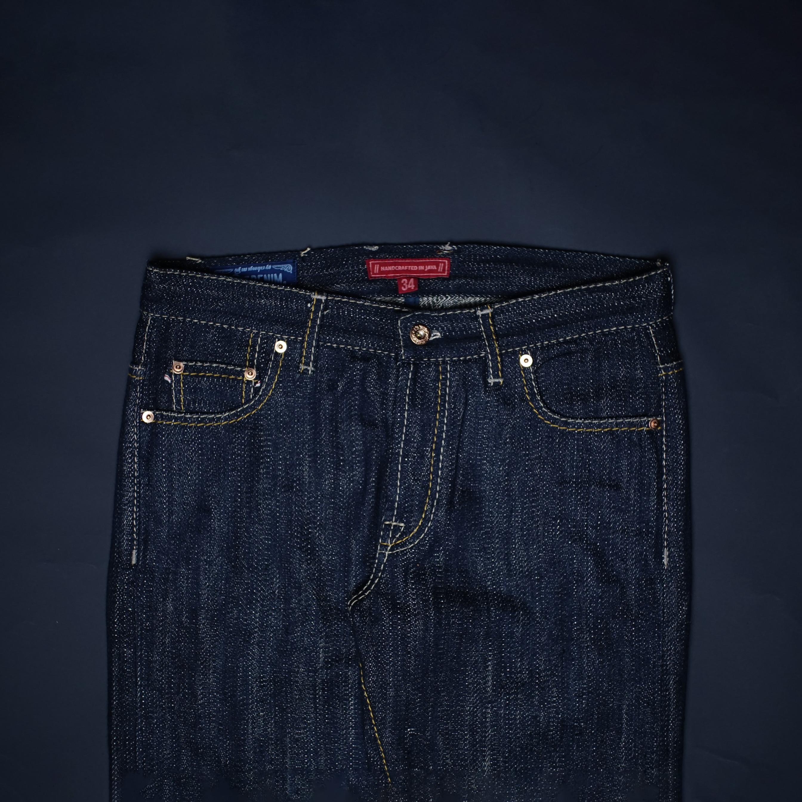 CRAFT DENIM | HANDWOVEN HANDSPUN DENIM PANTS 14Oz