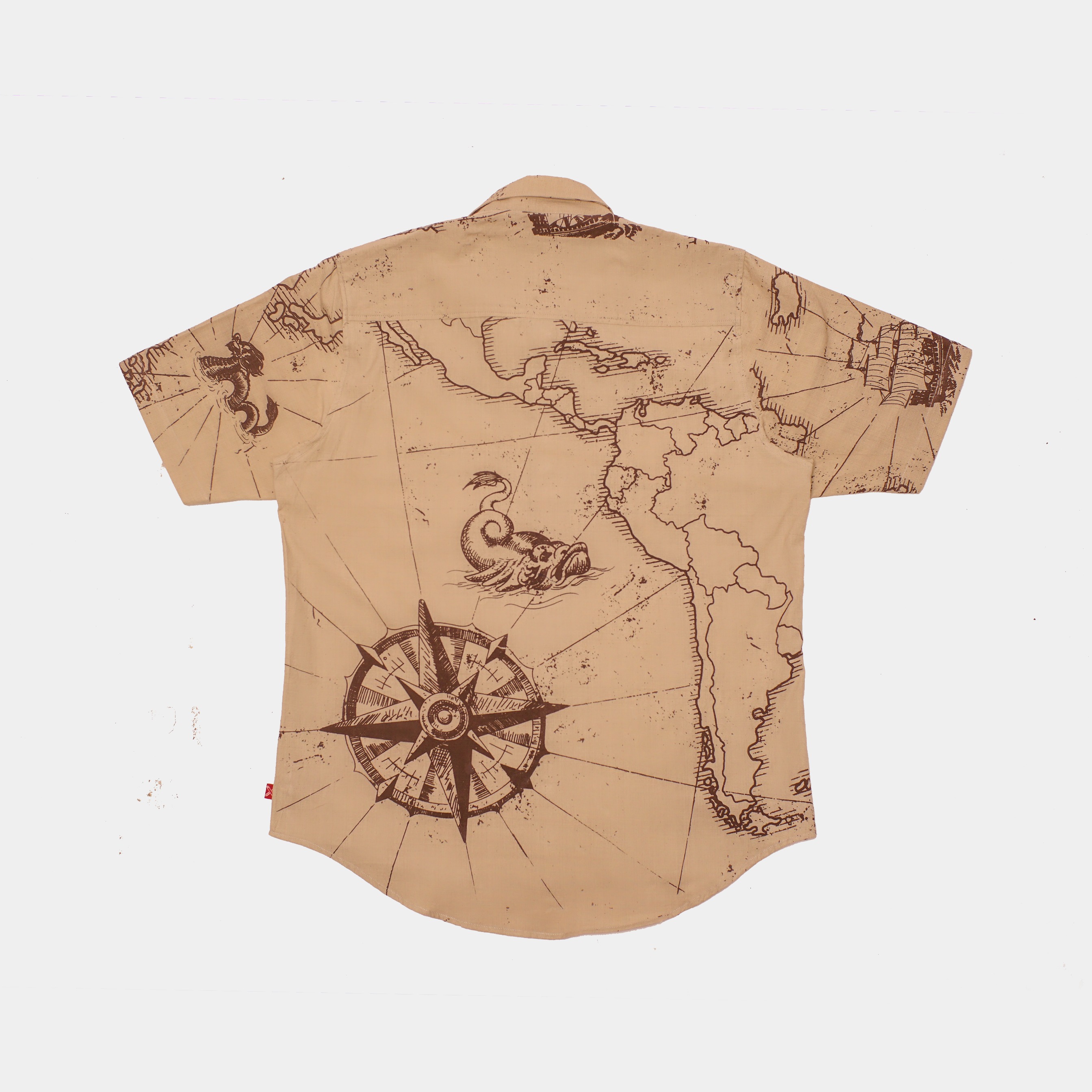 CRAFT DENIM | SHORT SLEEVE PETA INDONESIA SHIRT