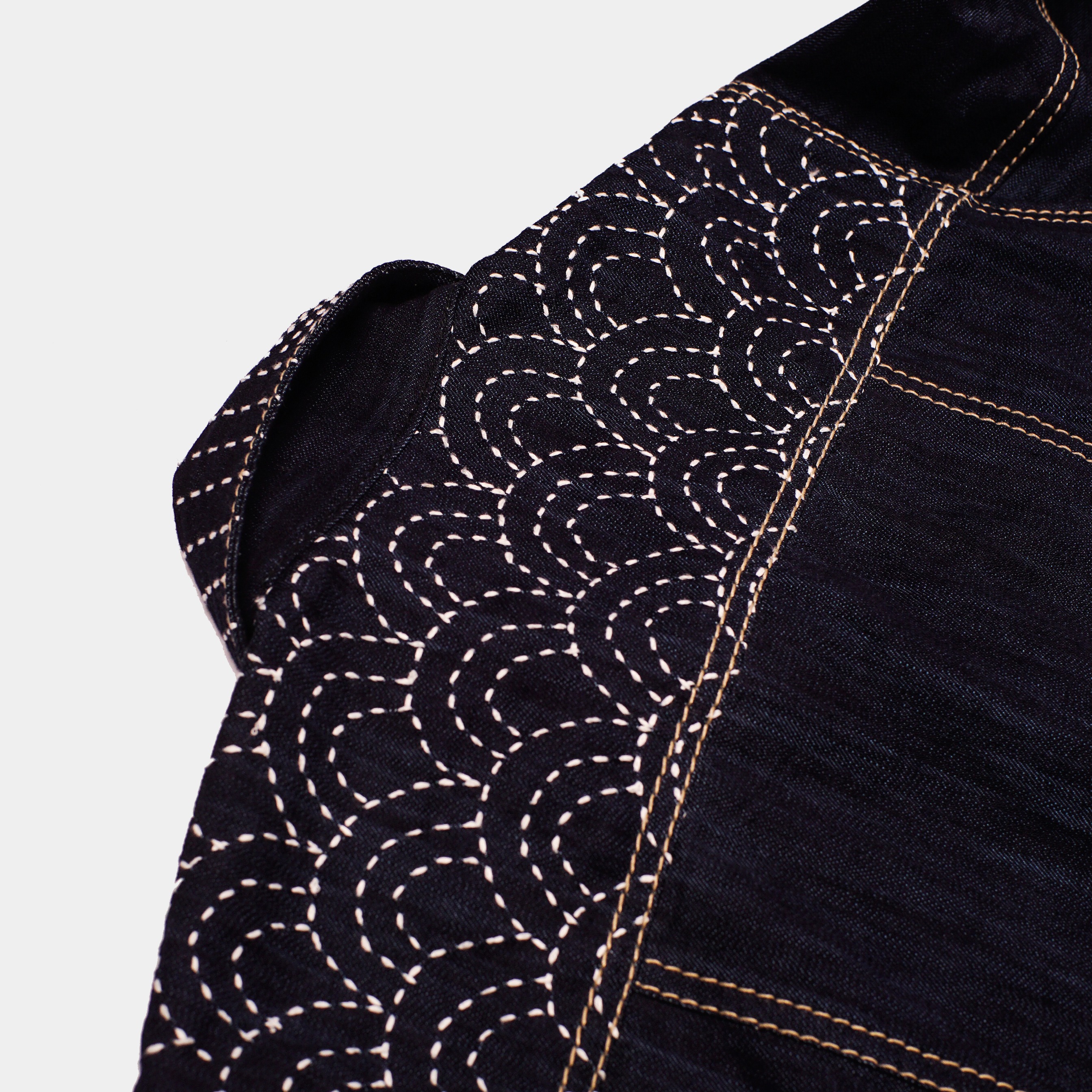CRAFT DENIM | SASHIKO INDIGO DENIM JACKET