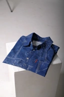 Bandana Indigo Shirt - Short Sleeve | Craft Denim
