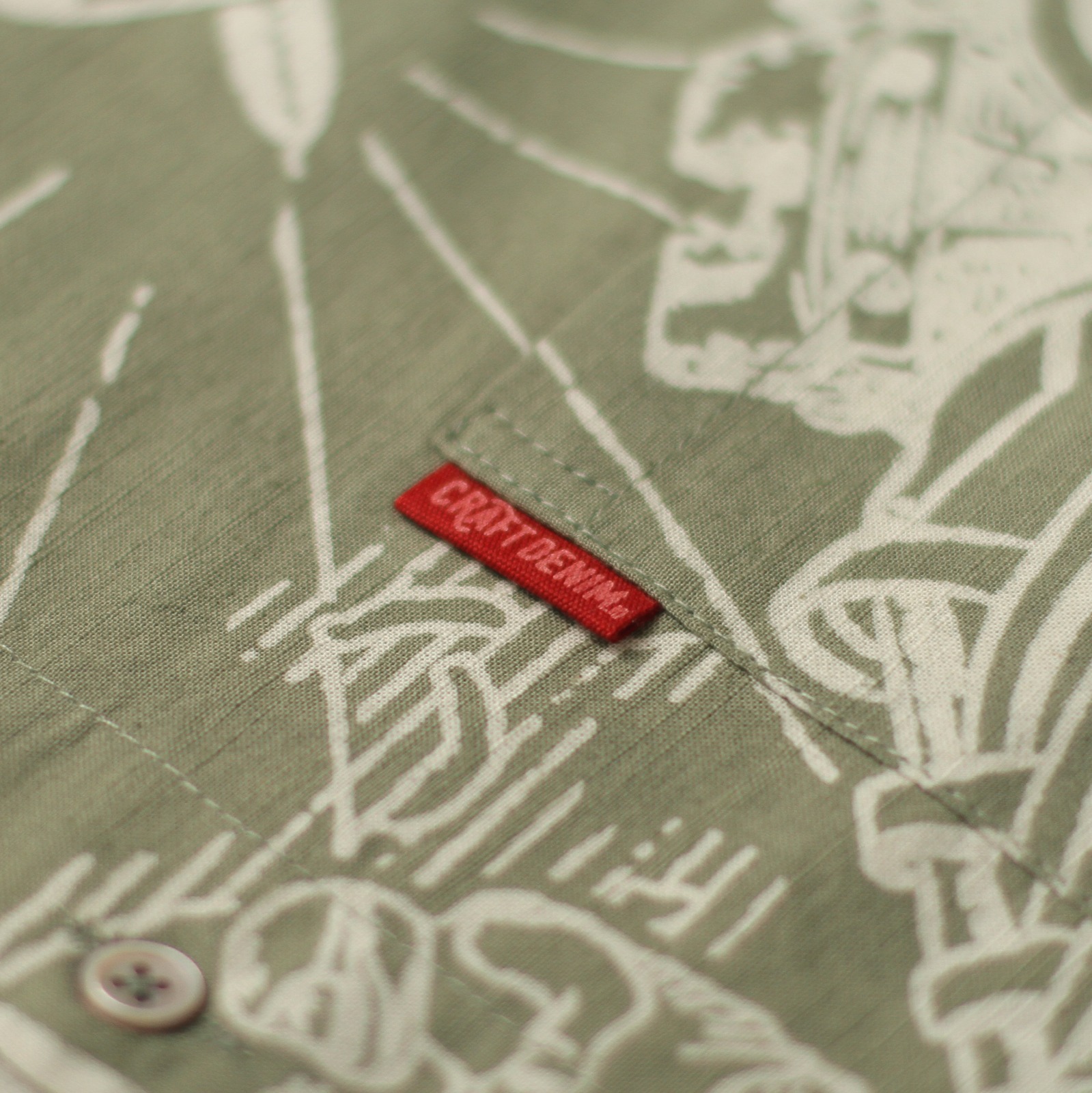 Craftsmen’s Journey Olive Shirt – Short Sleeve | Craftdenim
