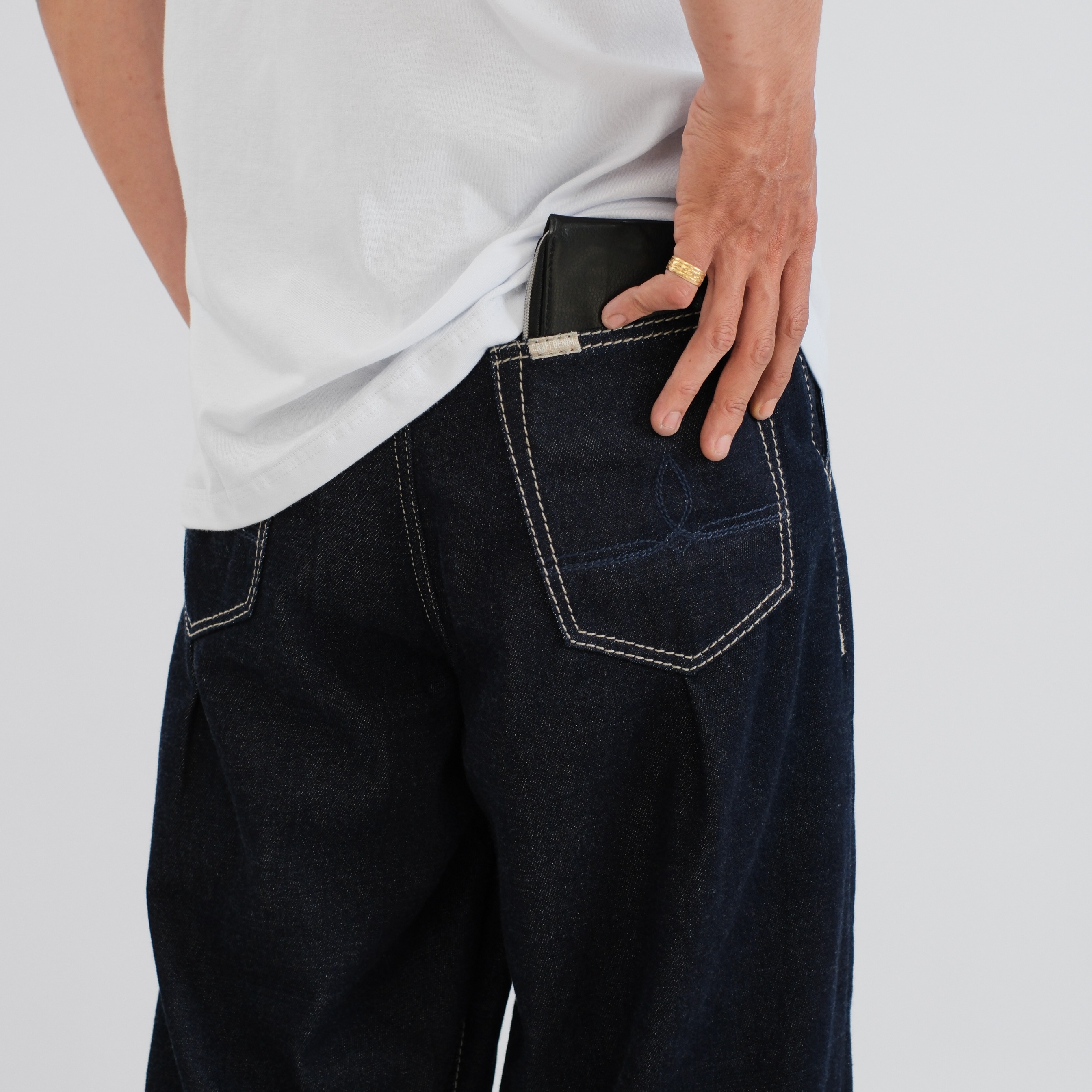 CRAFT DENIM | BARREL INDIGO 12 OZ DENIM PANTS