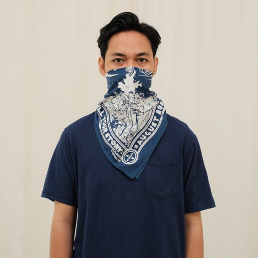Image of CRAFTDENIM.ID | BANDANA INDIGO WAR