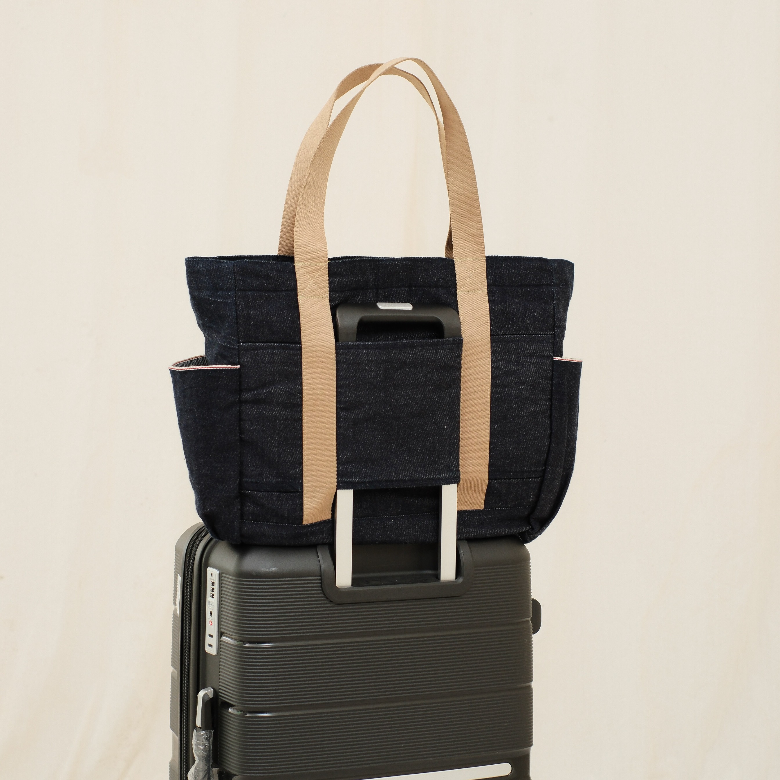 Craft Denim | Cream Handwoven Selvedge Denim Tote Bag