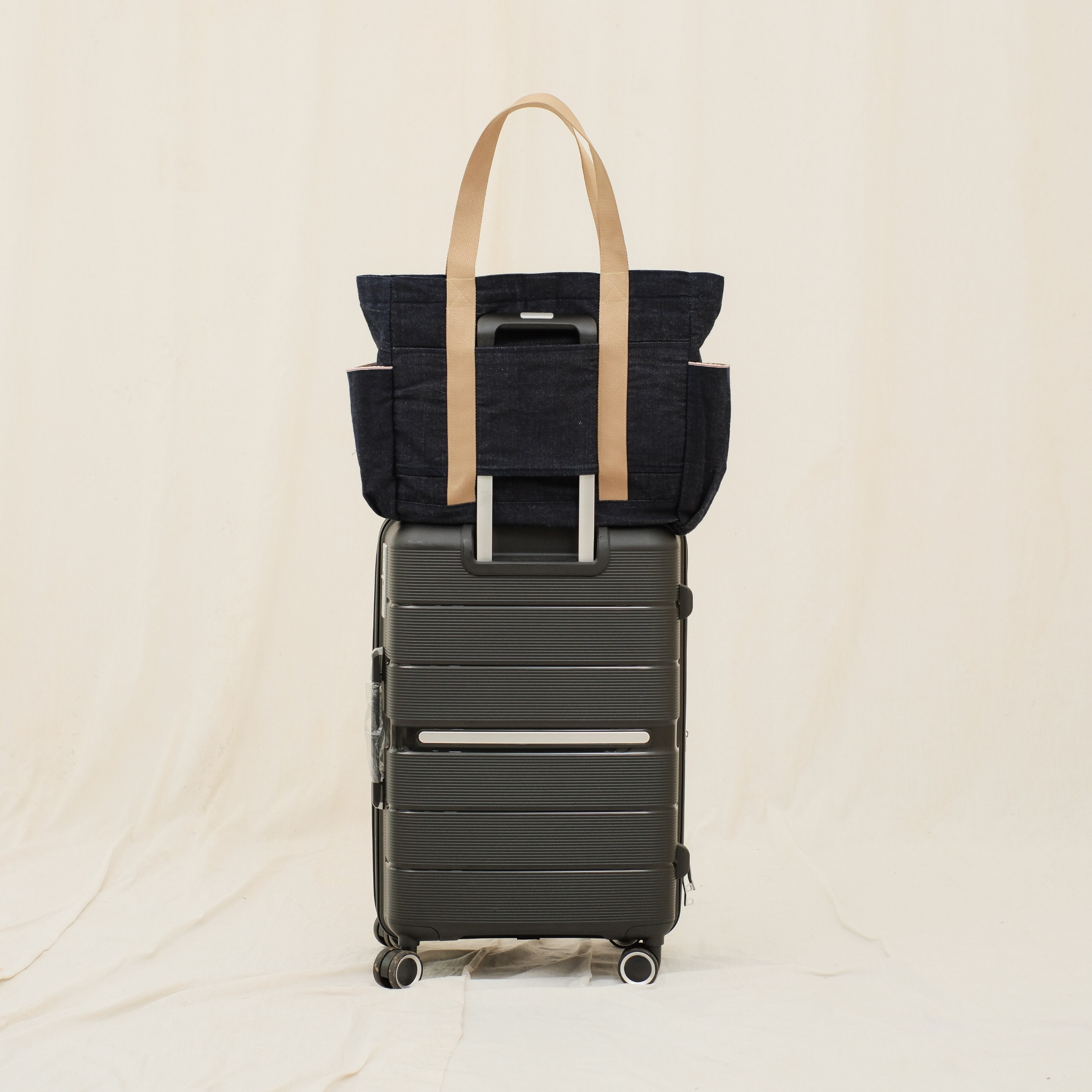 Craft Denim | Cream Handwoven Selvedge Denim Tote Bag