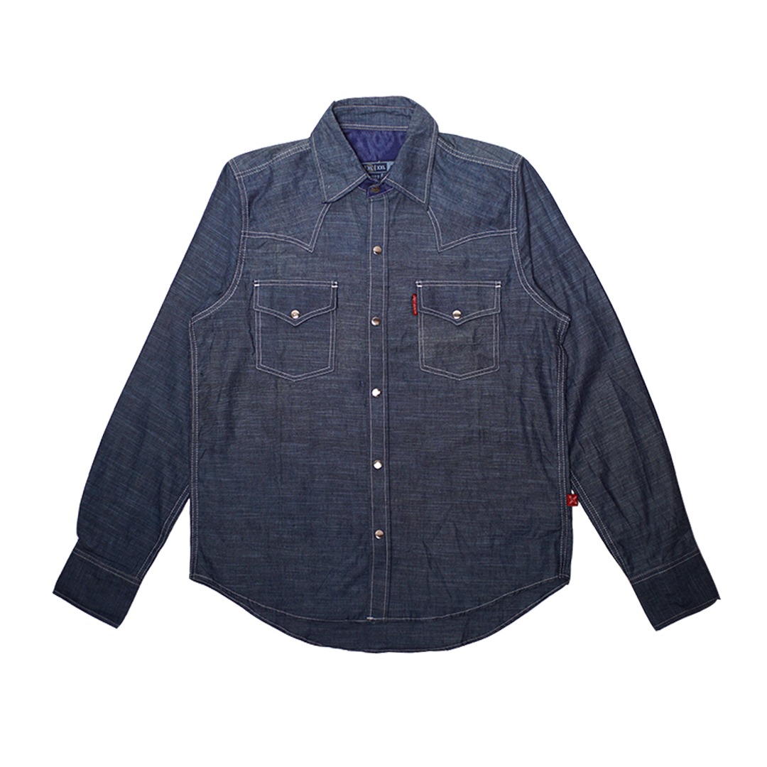 Chambray Indigo Westerner Shirt - Long Sleeve | Craft Denim