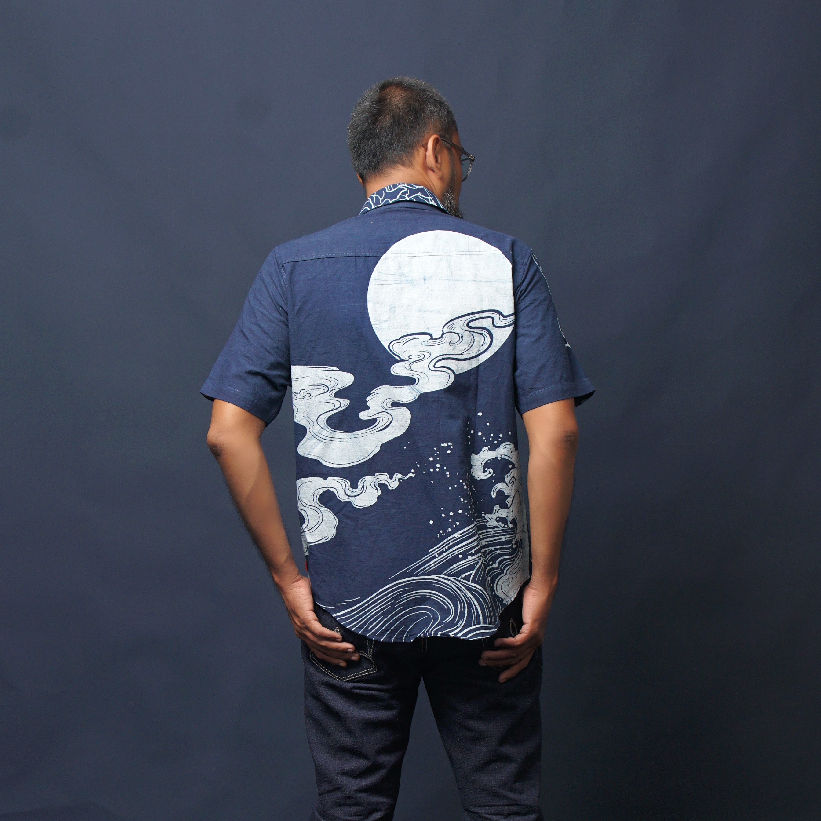 Indigo Dragon Shirt - Short Sleeve | Craft Denim
