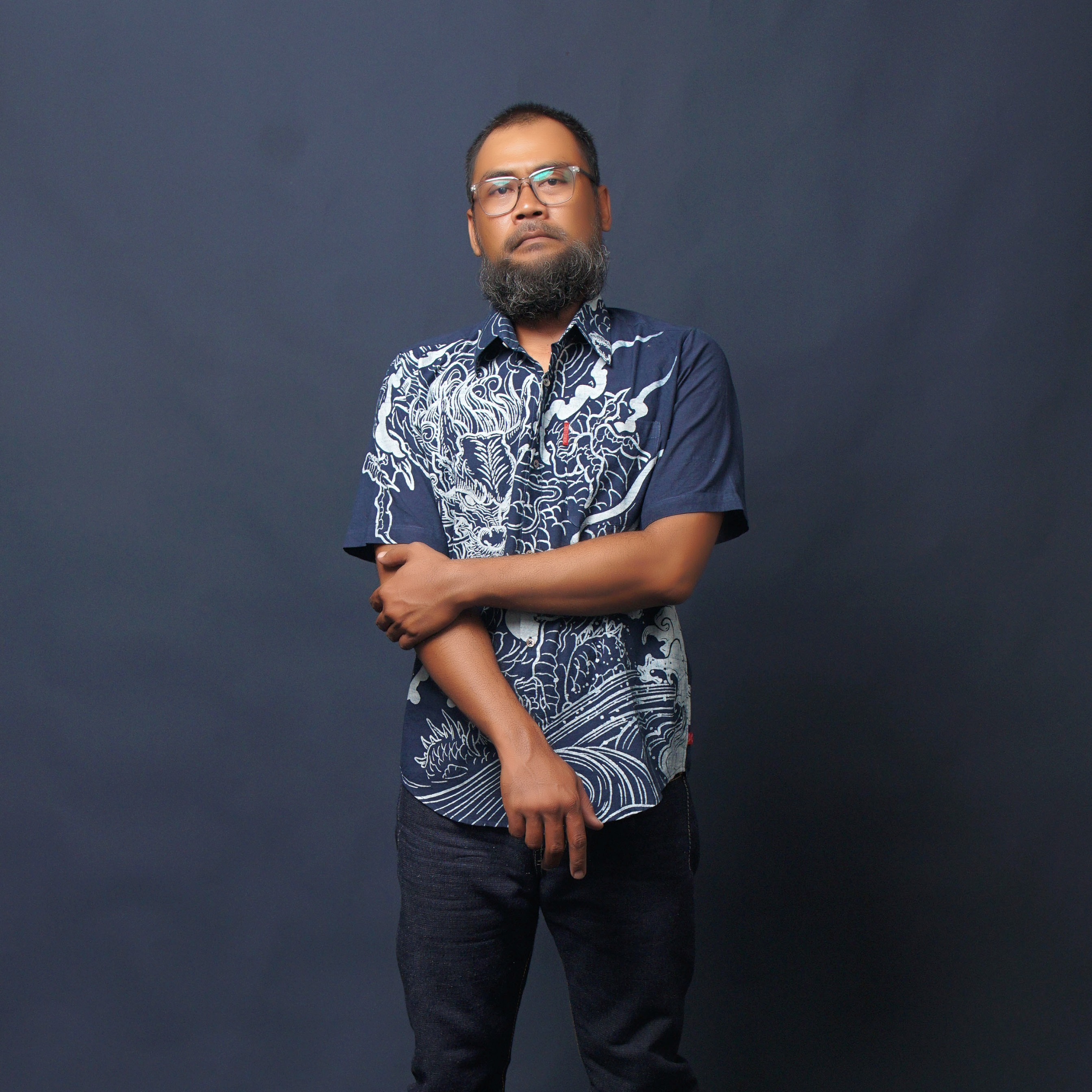 Indigo Dragon Shirt - Short Sleeve | Craft Denim