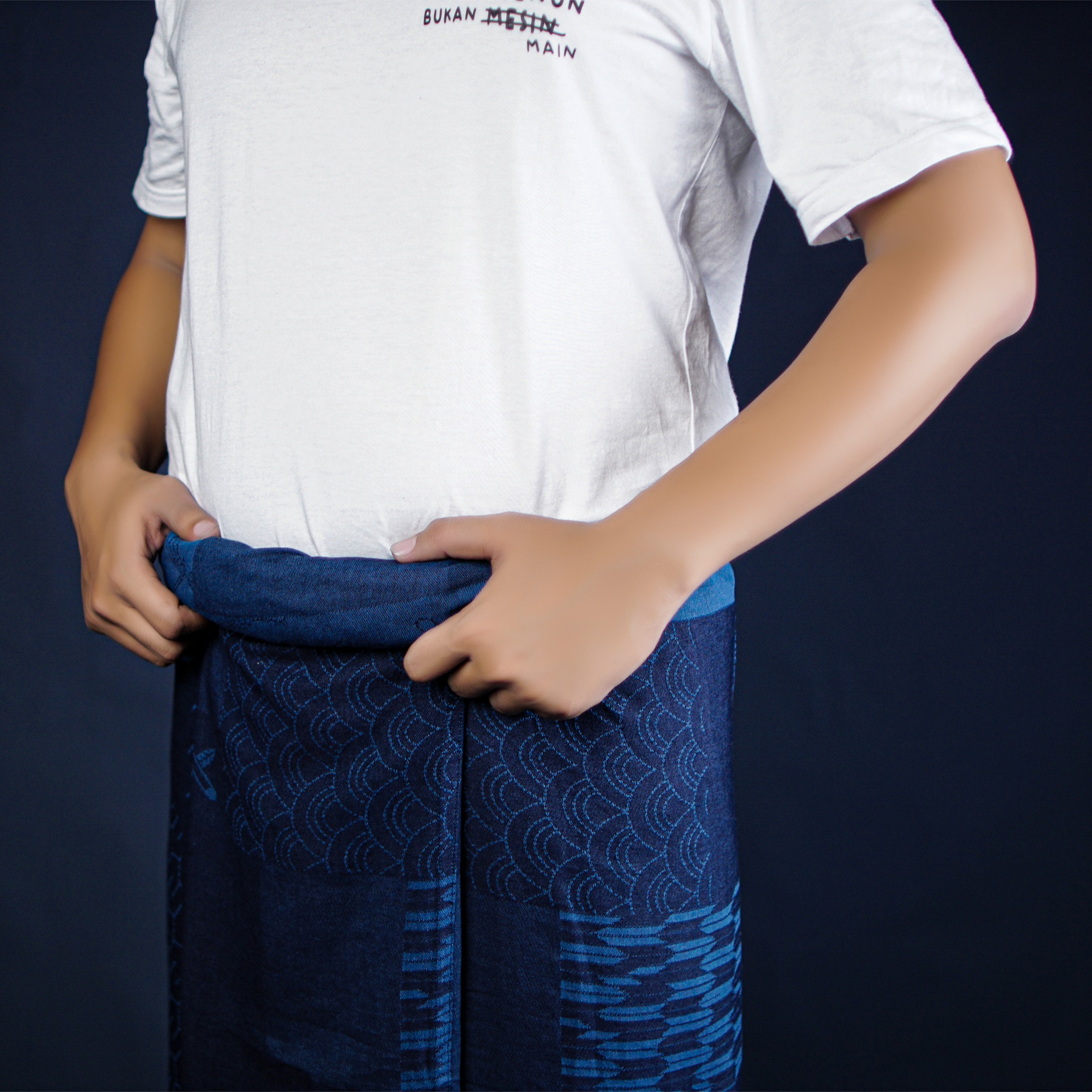 Sashiko Indigo Sarong | Craft Denim