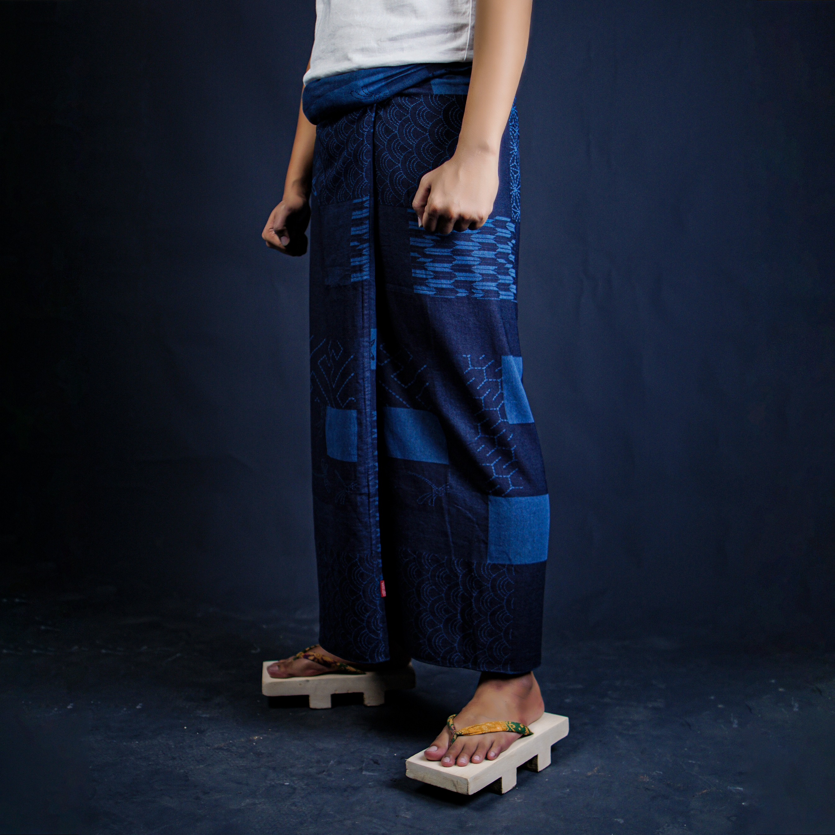 Sashiko Indigo Sarong | Craft Denim