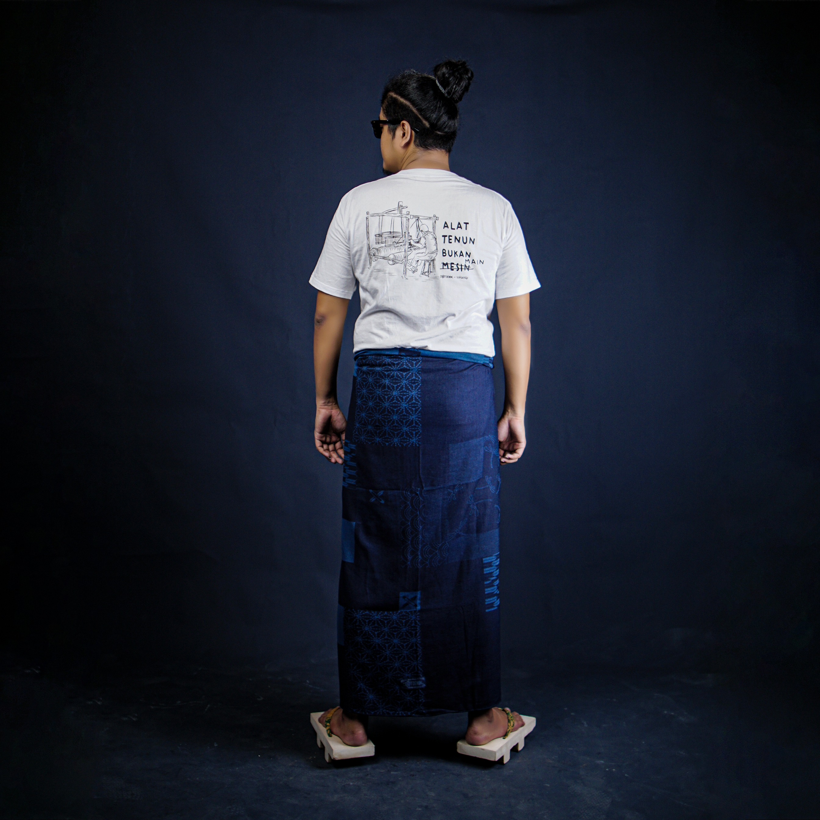 Sashiko Indigo Sarong | Craft Denim
