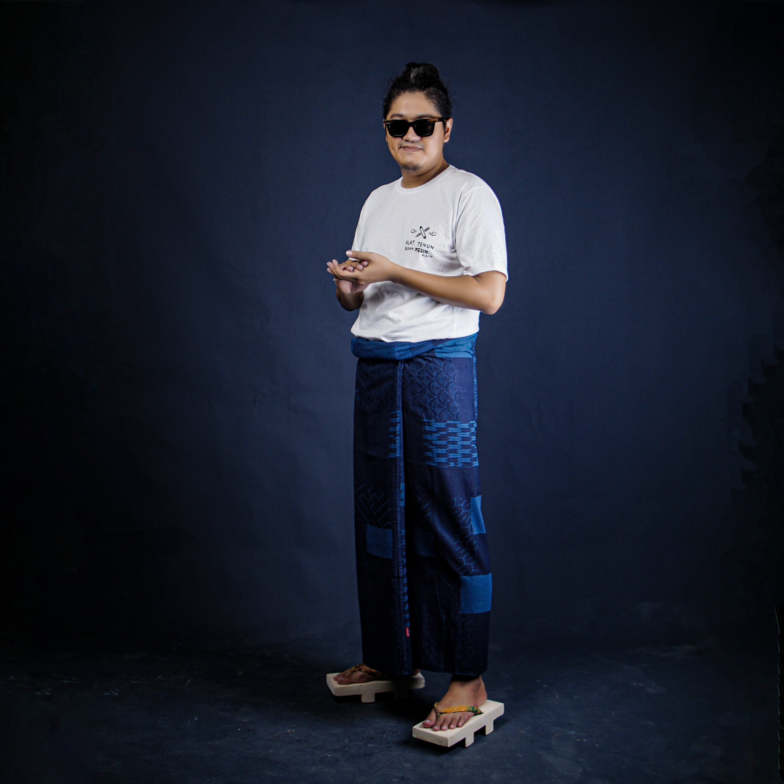 Sashiko Indigo Sarong | Craft Denim