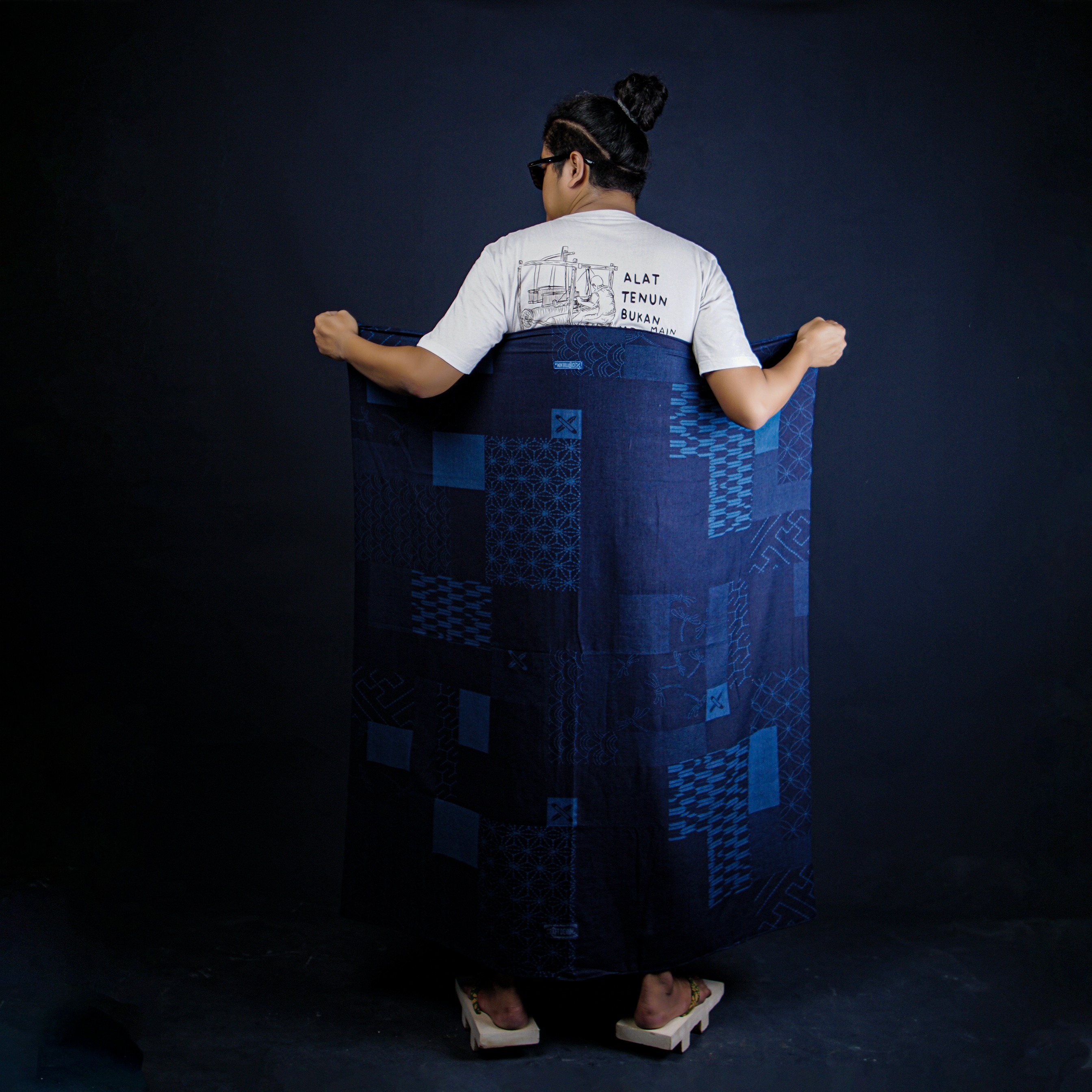 Sashiko Indigo Sarong | Craft Denim