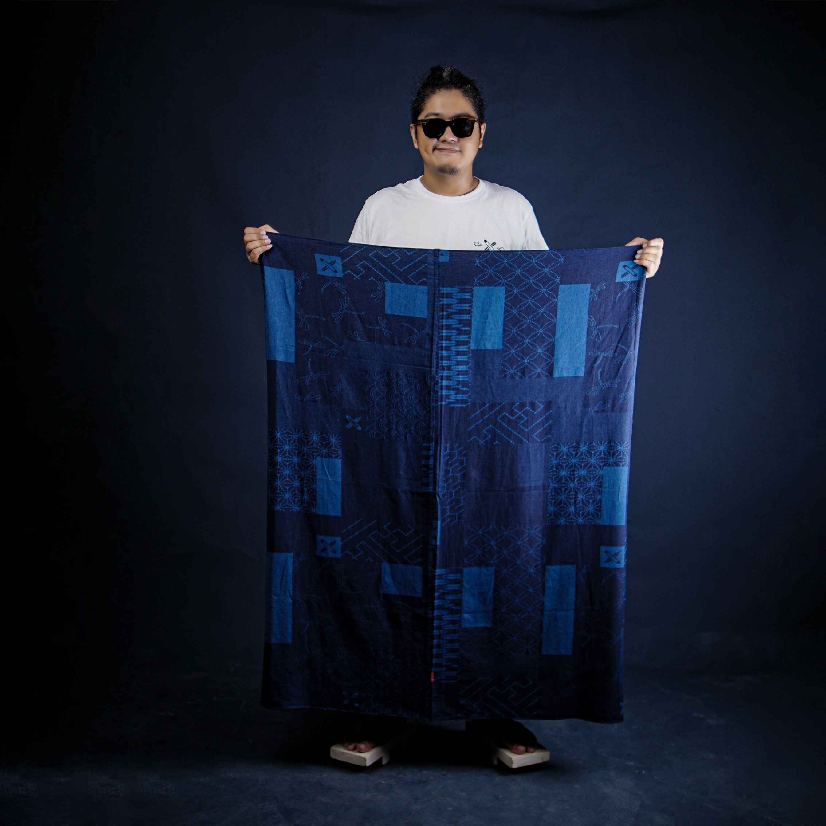Sashiko Indigo Sarong | Craft Denim